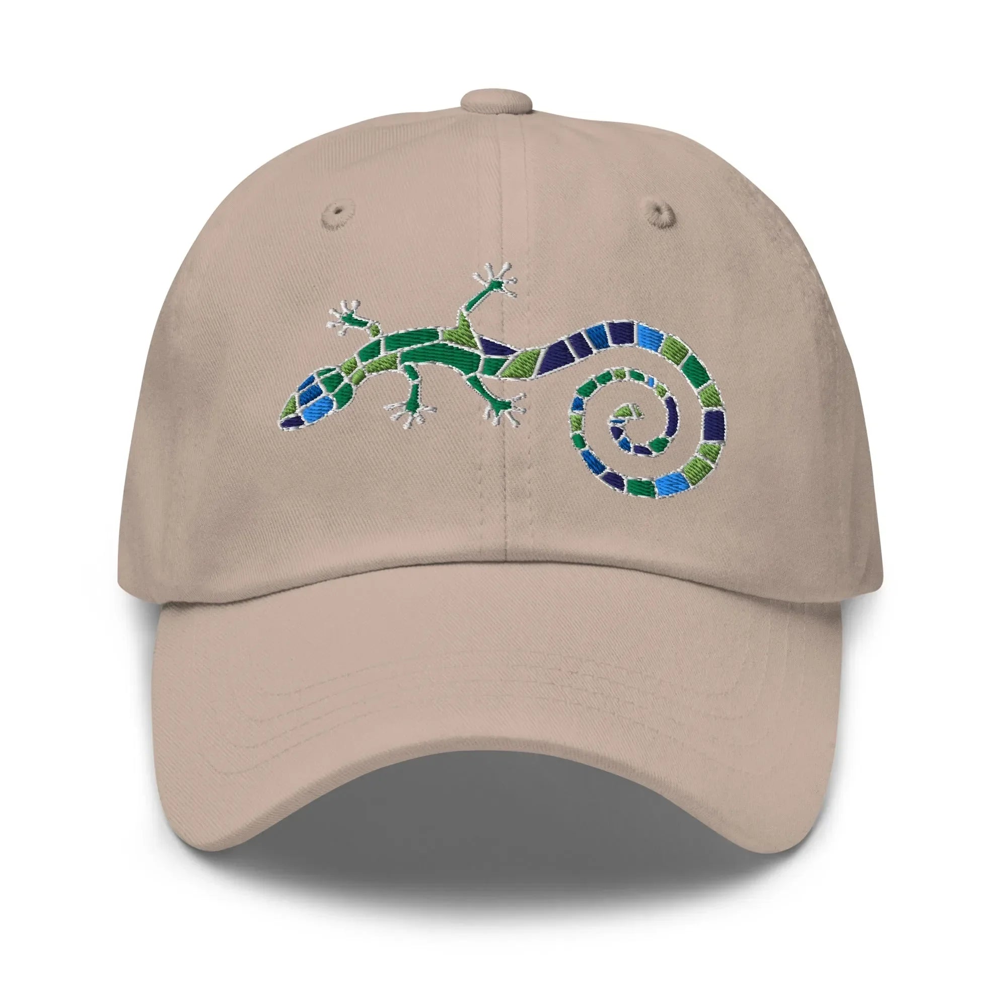 Spanish Mosaic Lizard Embroidered Dad Hat - The Global Wanderer