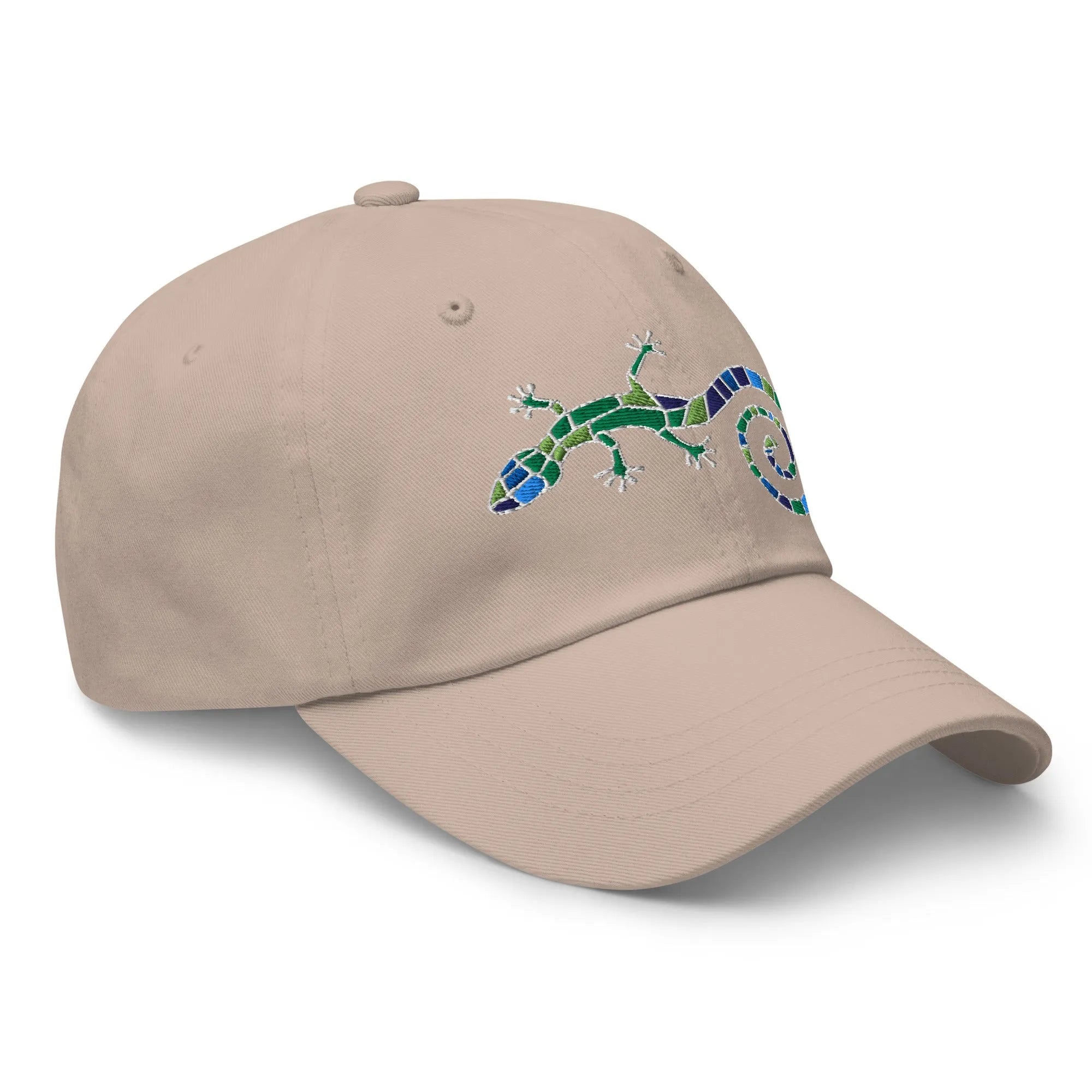 Spanish Mosaic Lizard Embroidered Dad Hat - The Global Wanderer