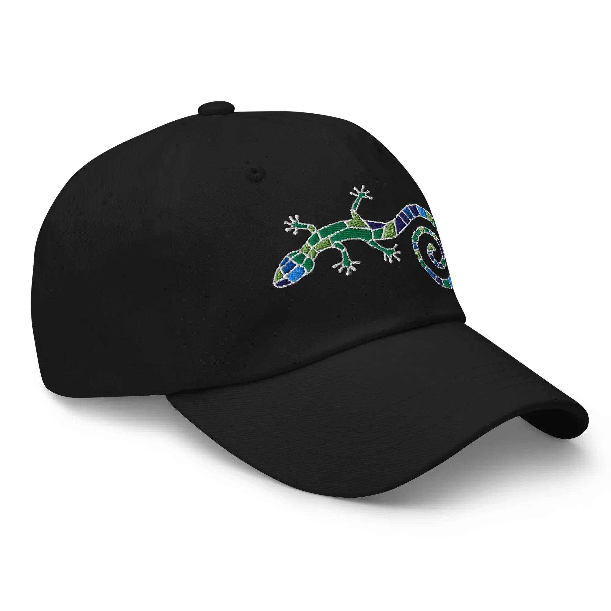 Spanish Mosaic Lizard Embroidered Dad Hat - The Global Wanderer