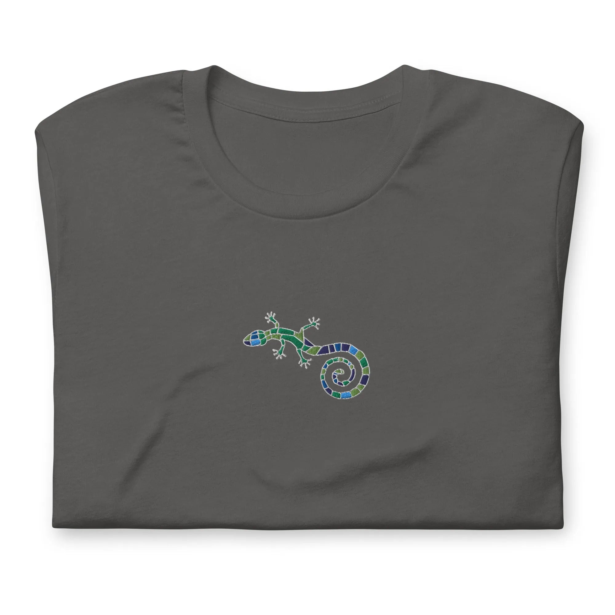 Spanish Mosaic Lizard Embroidered T-Shirt - The Global Wanderer