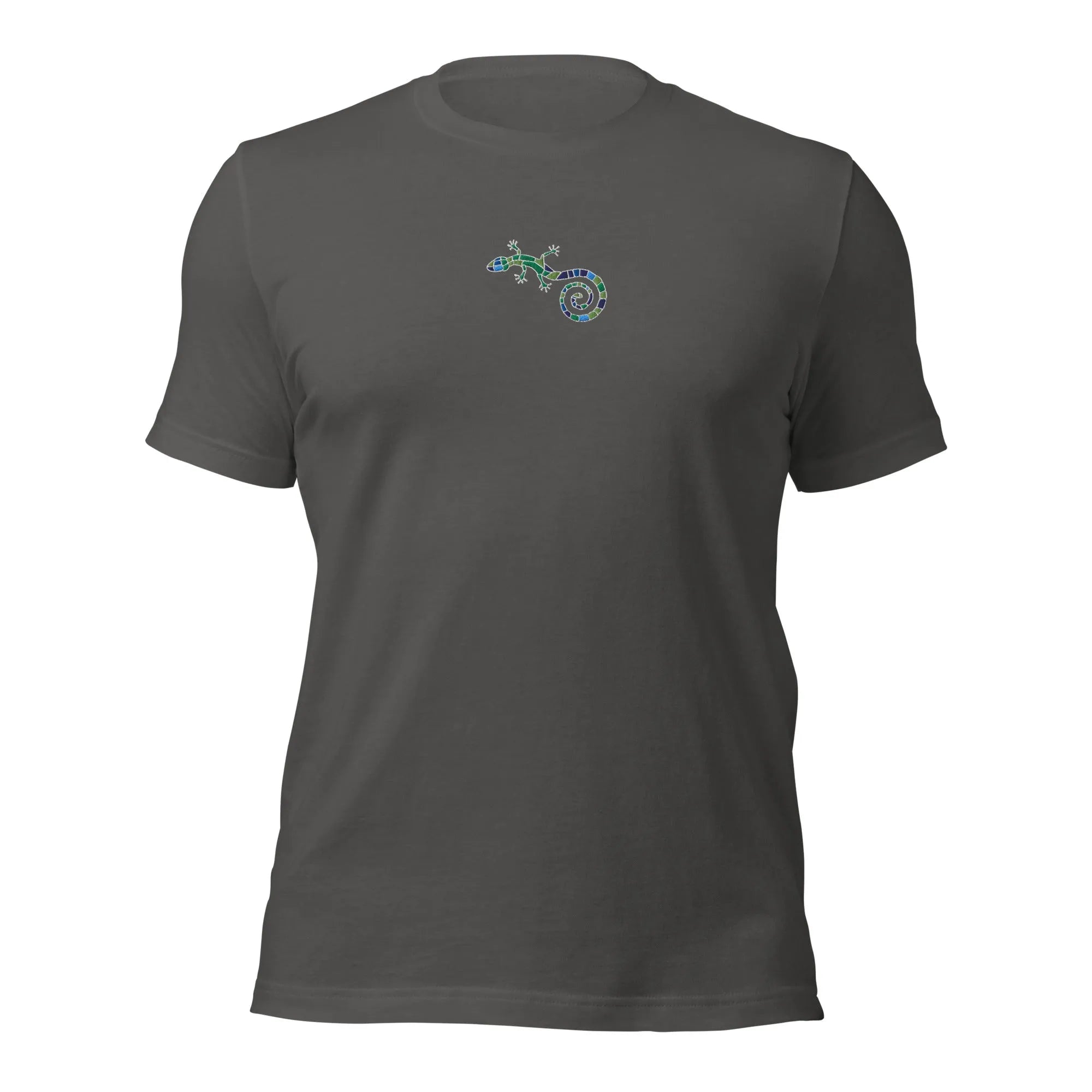 Spanish Mosaic Lizard Embroidered T-Shirt - The Global Wanderer