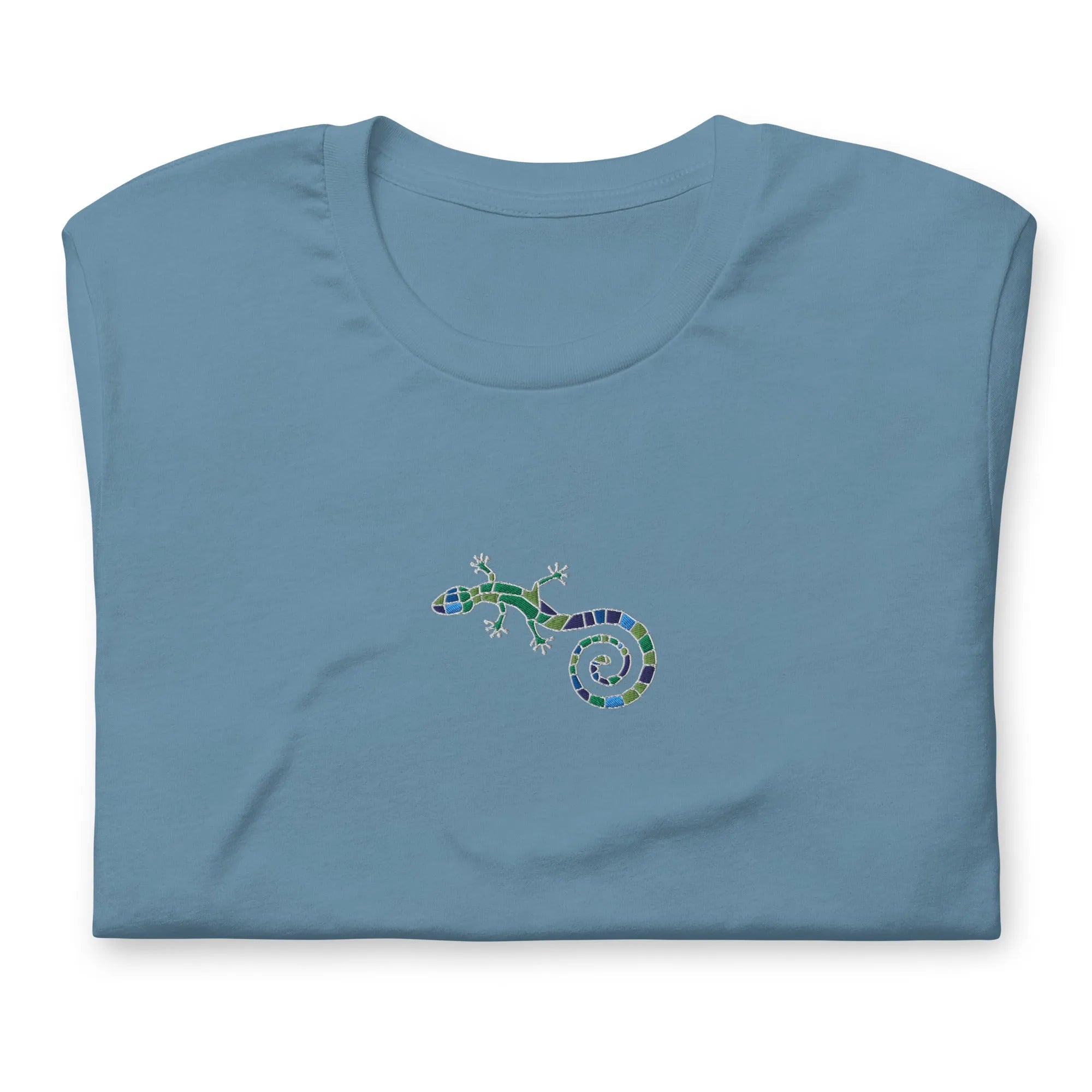 Spanish Mosaic Lizard Embroidered T-Shirt - The Global Wanderer