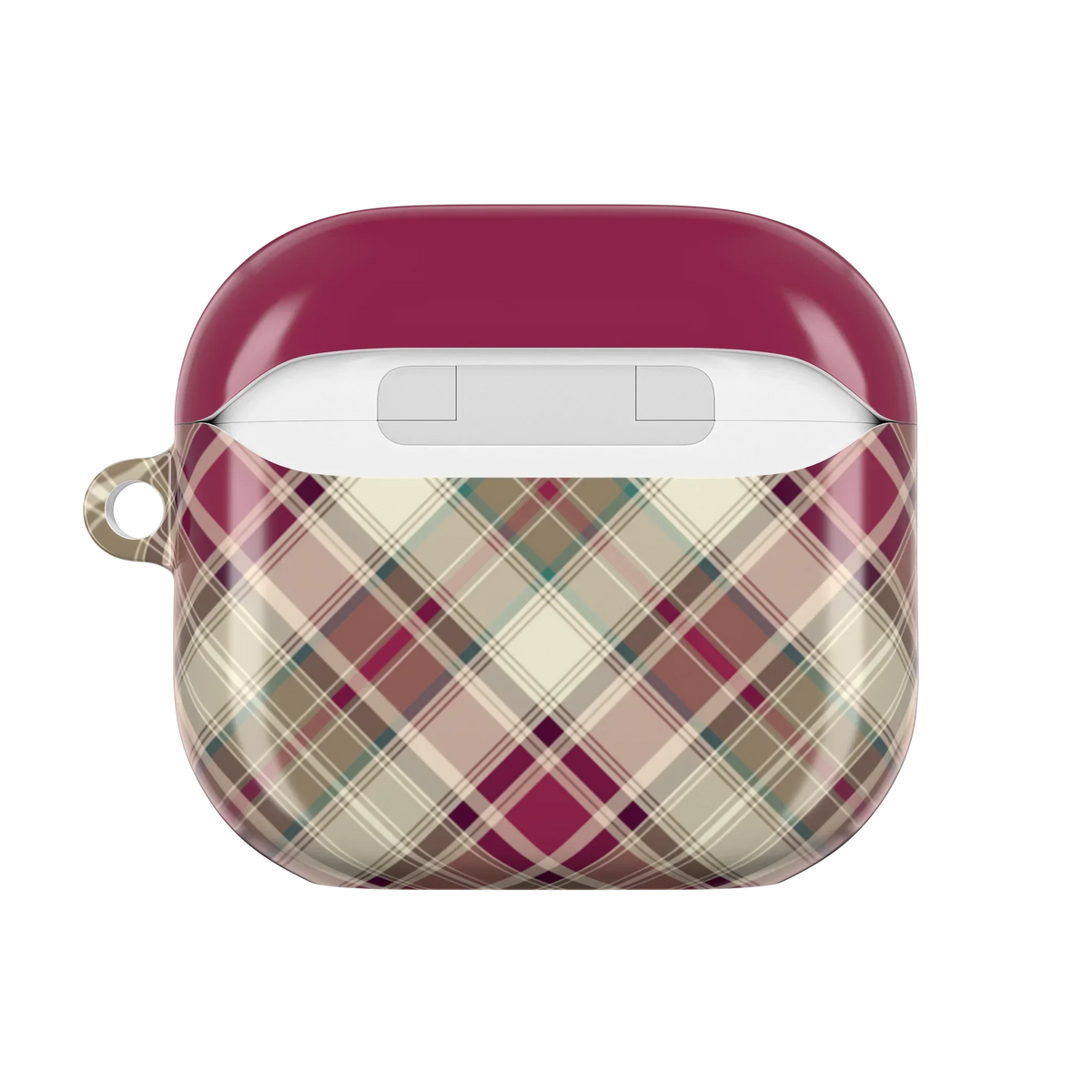 Stirling Berry Plaid AirPods 4 Case - The Global Wanderer