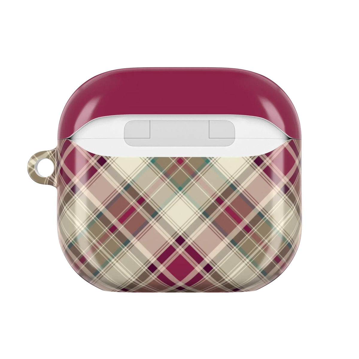 Stirling Berry Plaid AirPods 4 Case - The Global Wanderer