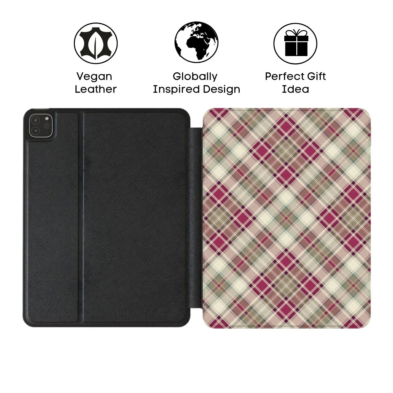 Stirling Berry Plaid iPad Case - The Global Wanderer