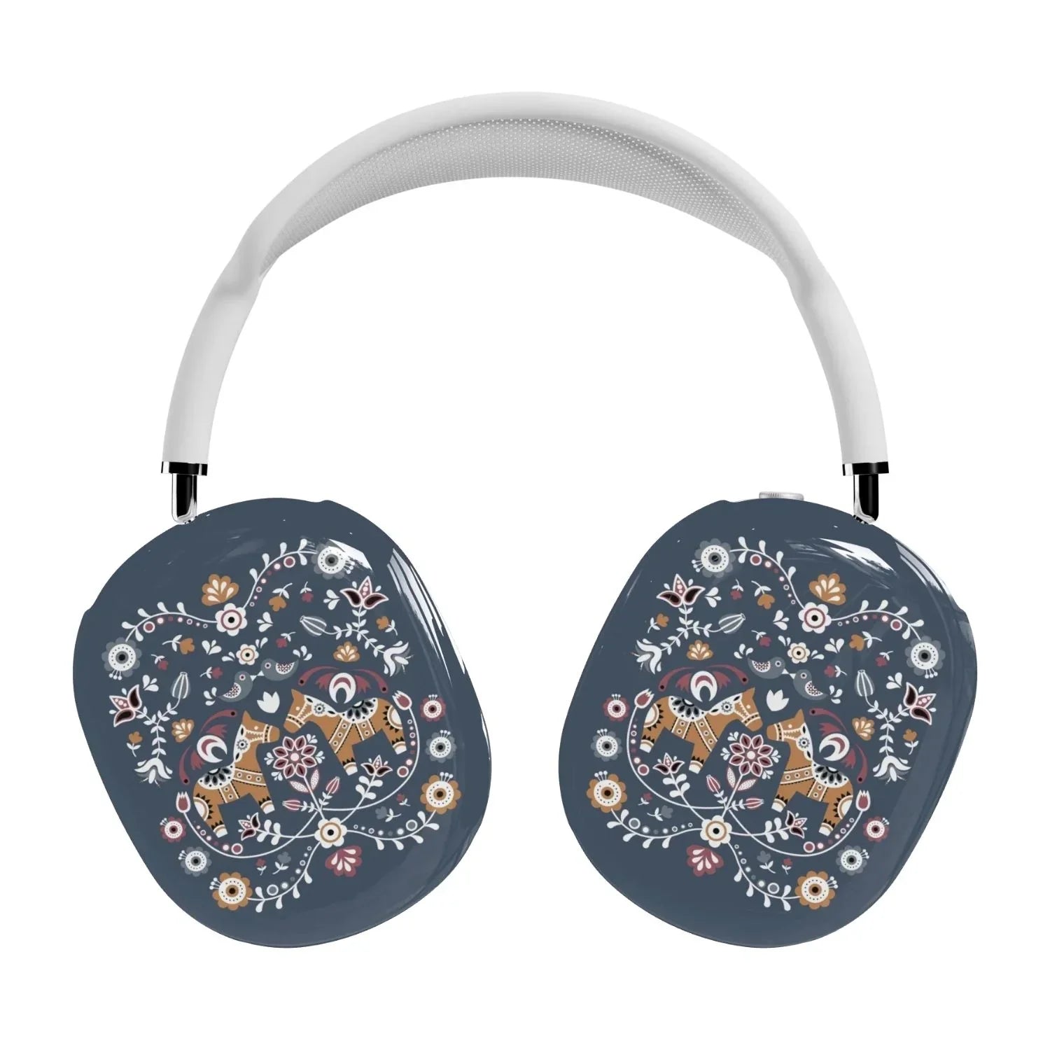 Swedish Dala Horse AirPods Max Case - Blue - The Global Wanderer