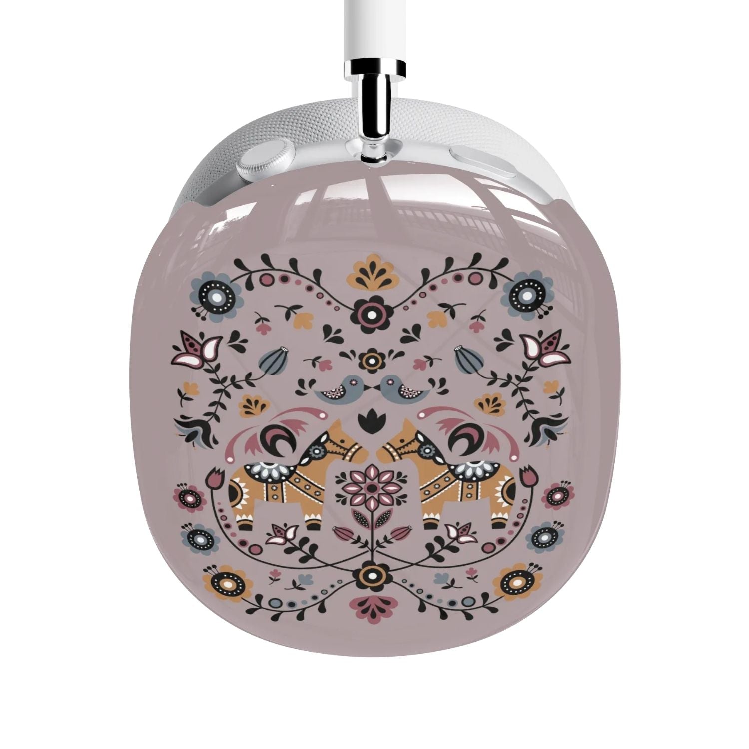 Swedish Dala Horse AirPods Max Case - Brown - The Global Wanderer