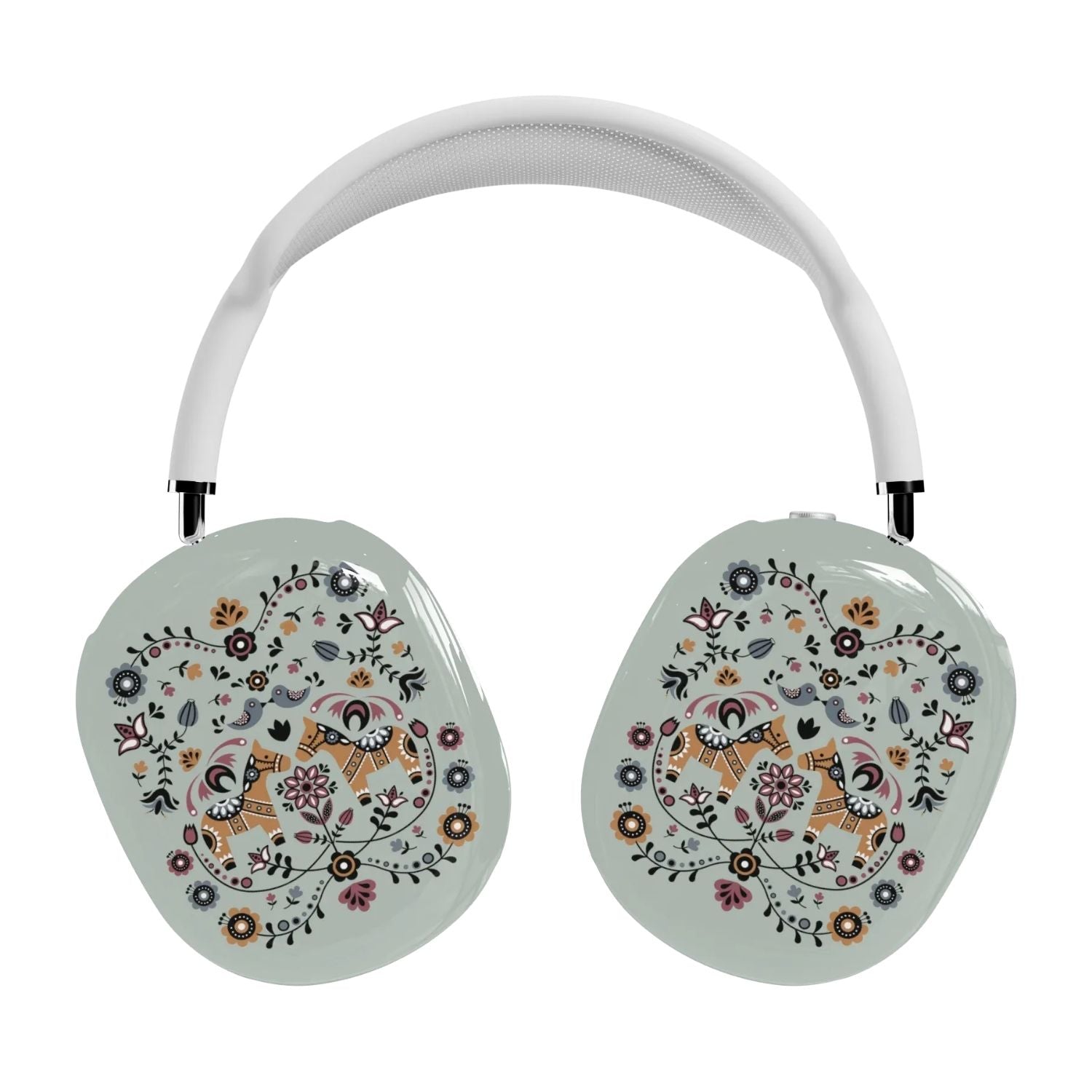 Swedish Dala Horse AirPods Max Case - Green - The Global Wanderer