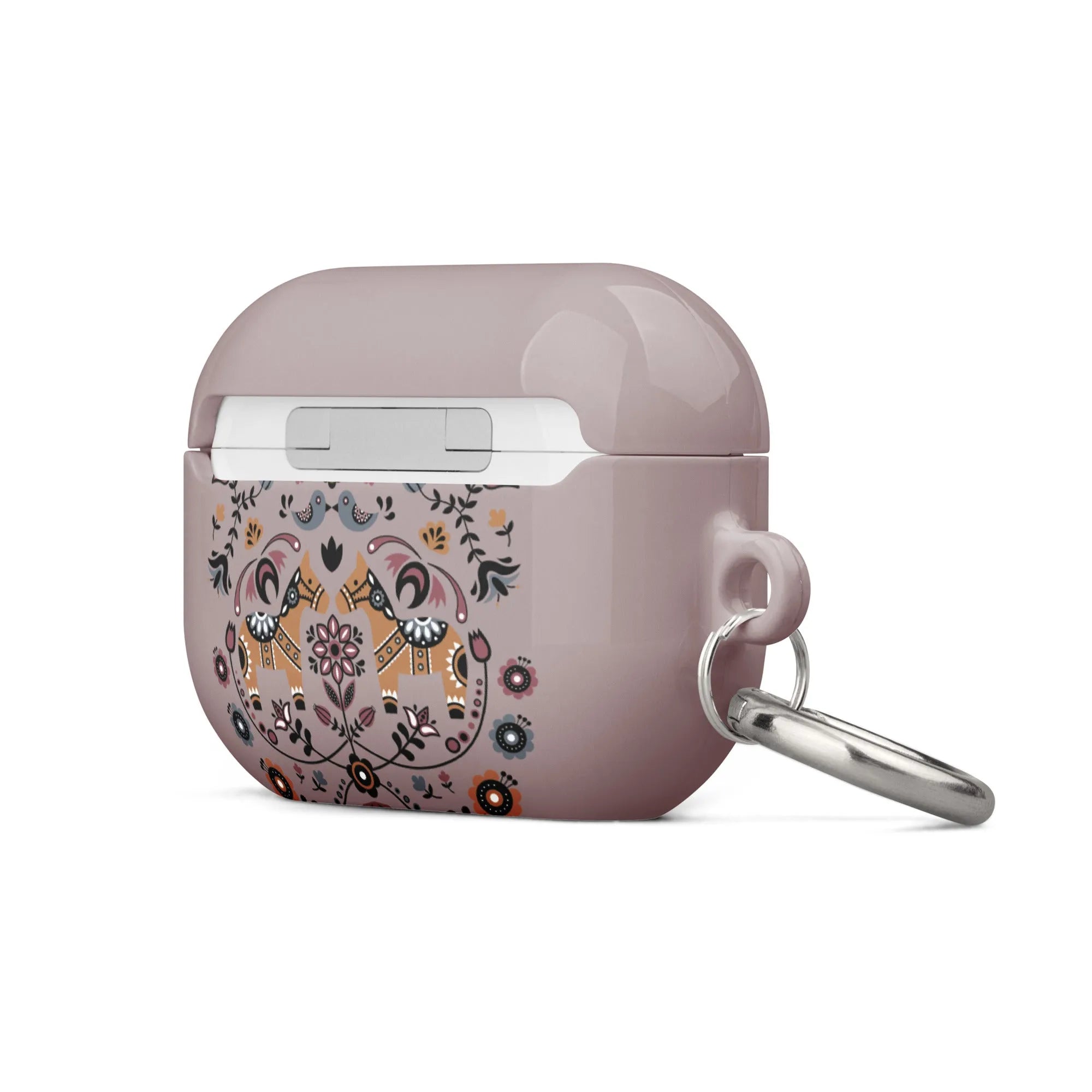 Swedish Dala Horse AirPod Pro 2 Case - Brown - The Global Wanderer