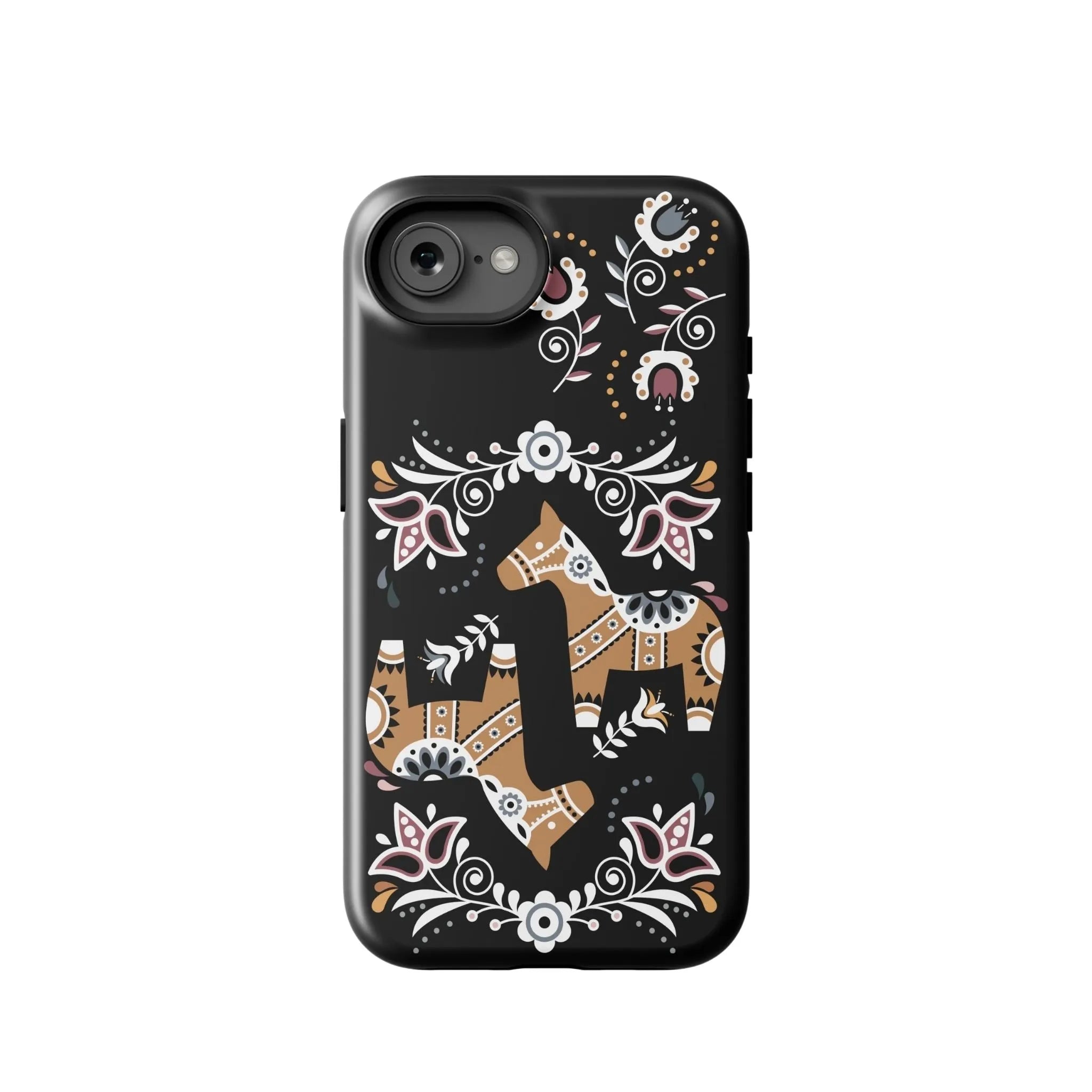 Swedish Dala Horse Tough iPhone® Case - The Global Wanderer