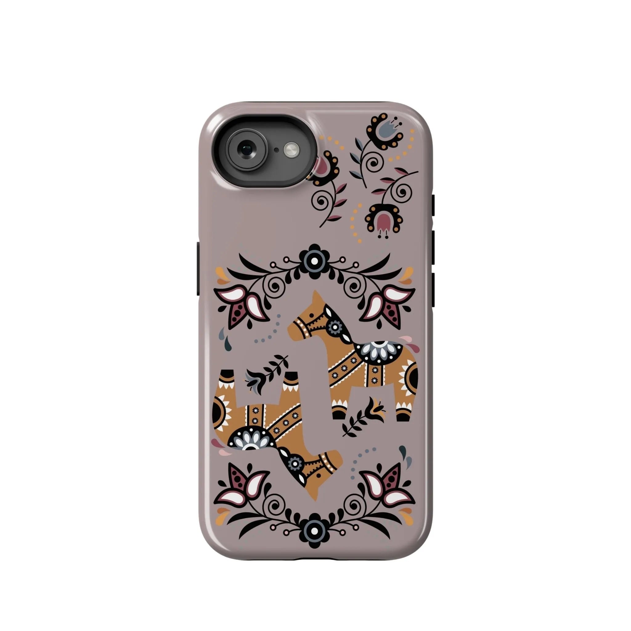 Swedish Dala Horse Tough iPhone® Case - The Global Wanderer
