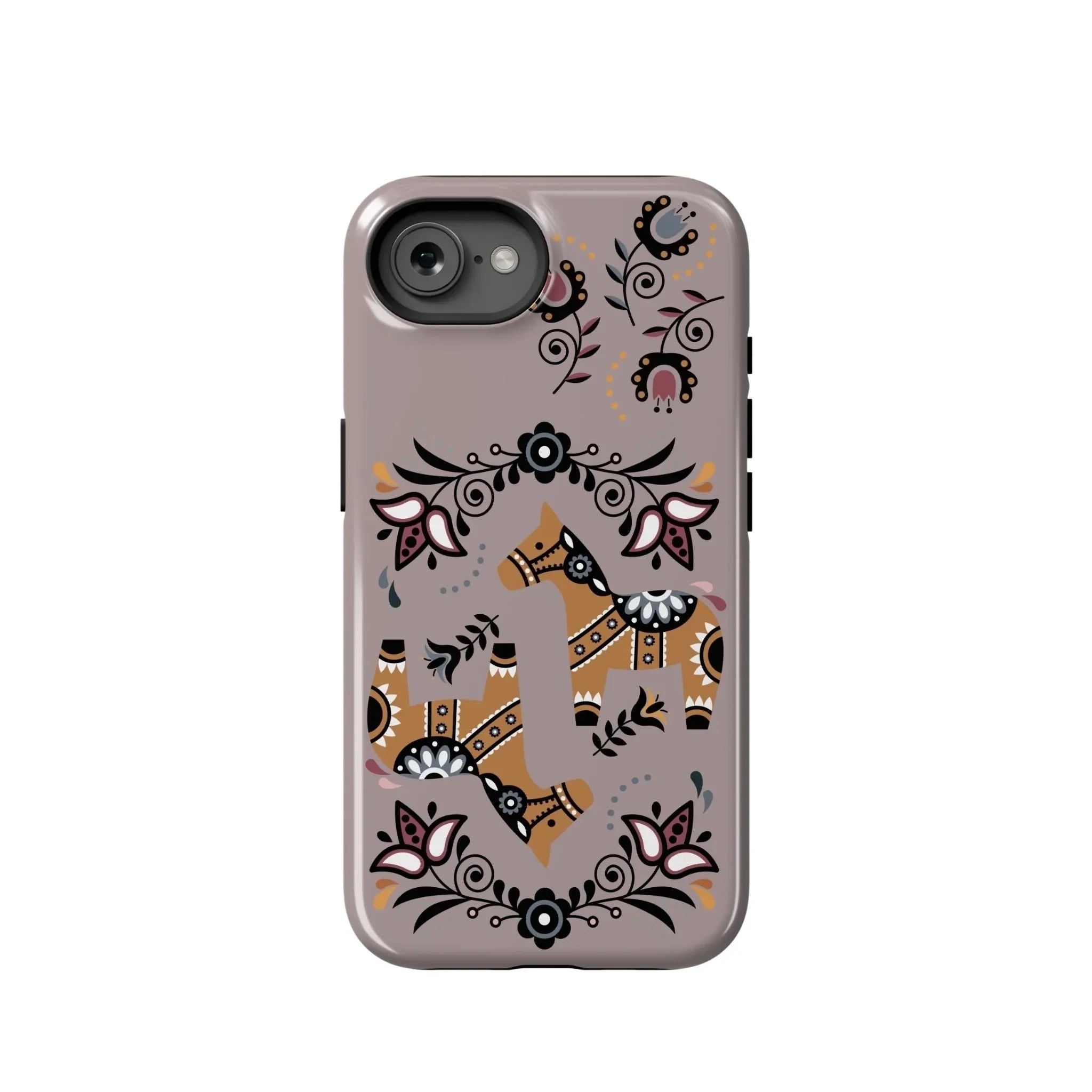 Swedish Dala Horse Tough iPhone® Case - The Global Wanderer