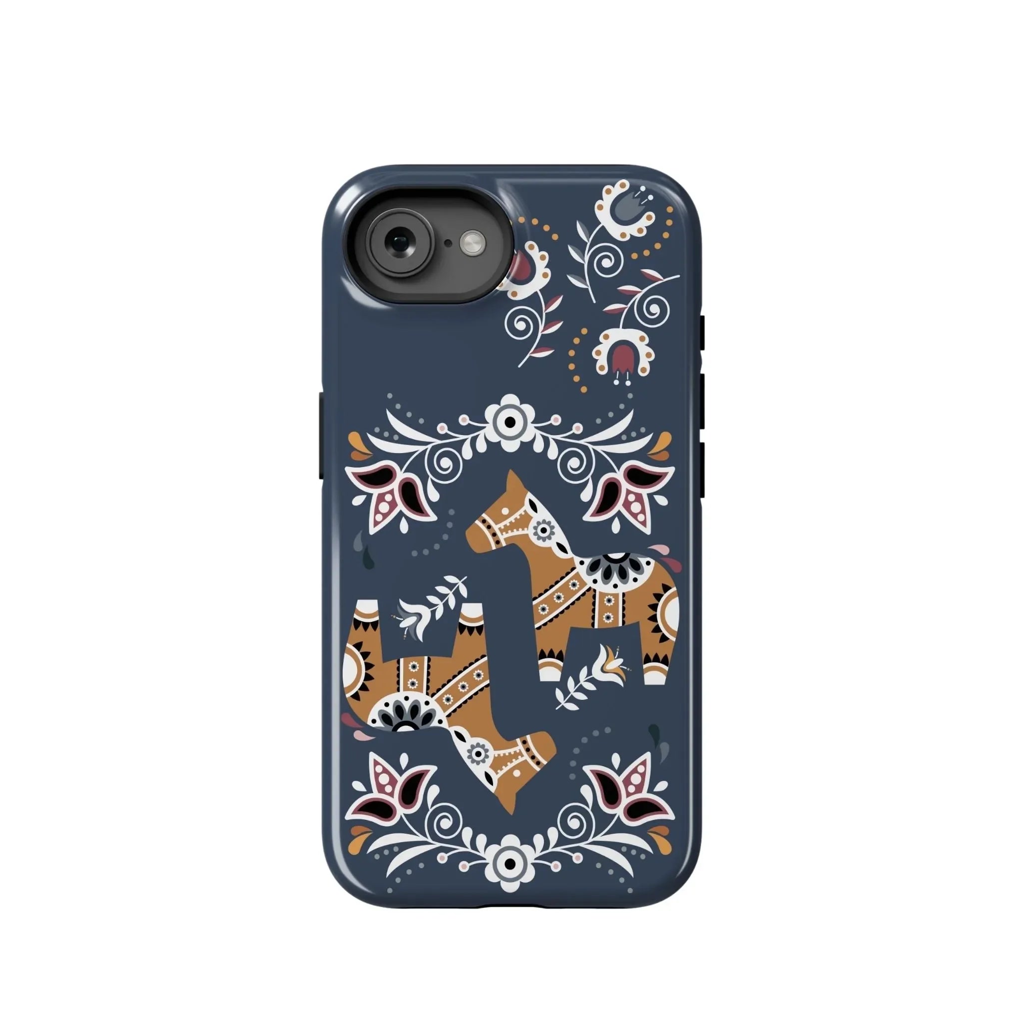 Swedish Dala Horse Tough iPhone® Case - The Global Wanderer