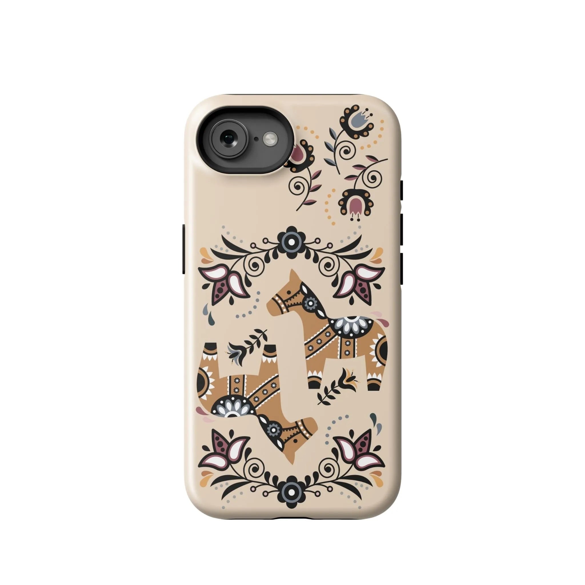 Swedish Dala Horse Tough iPhone® Case - The Global Wanderer