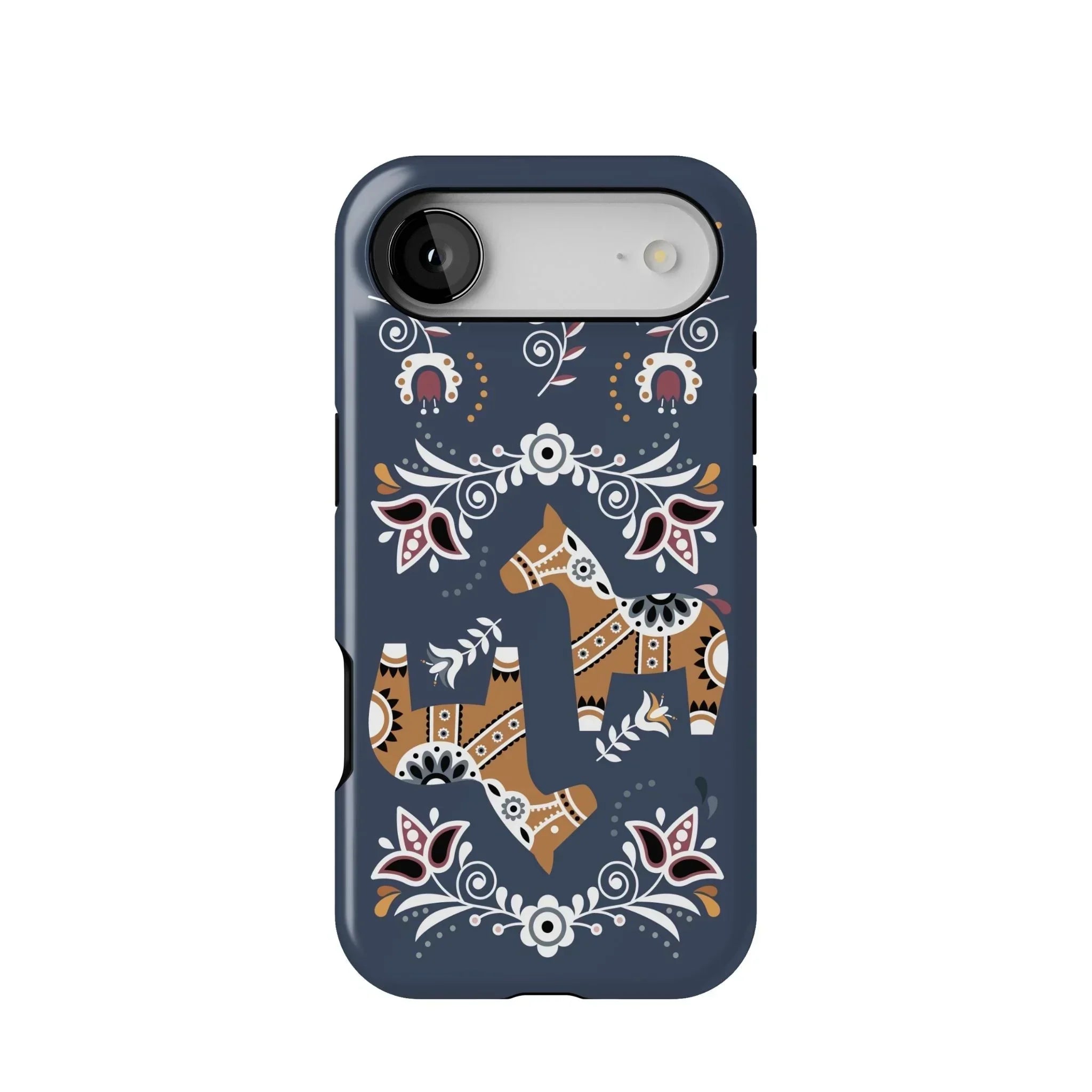 Swedish Dala Horse Tough MagSafe iPhone Case - The Global Wanderer
