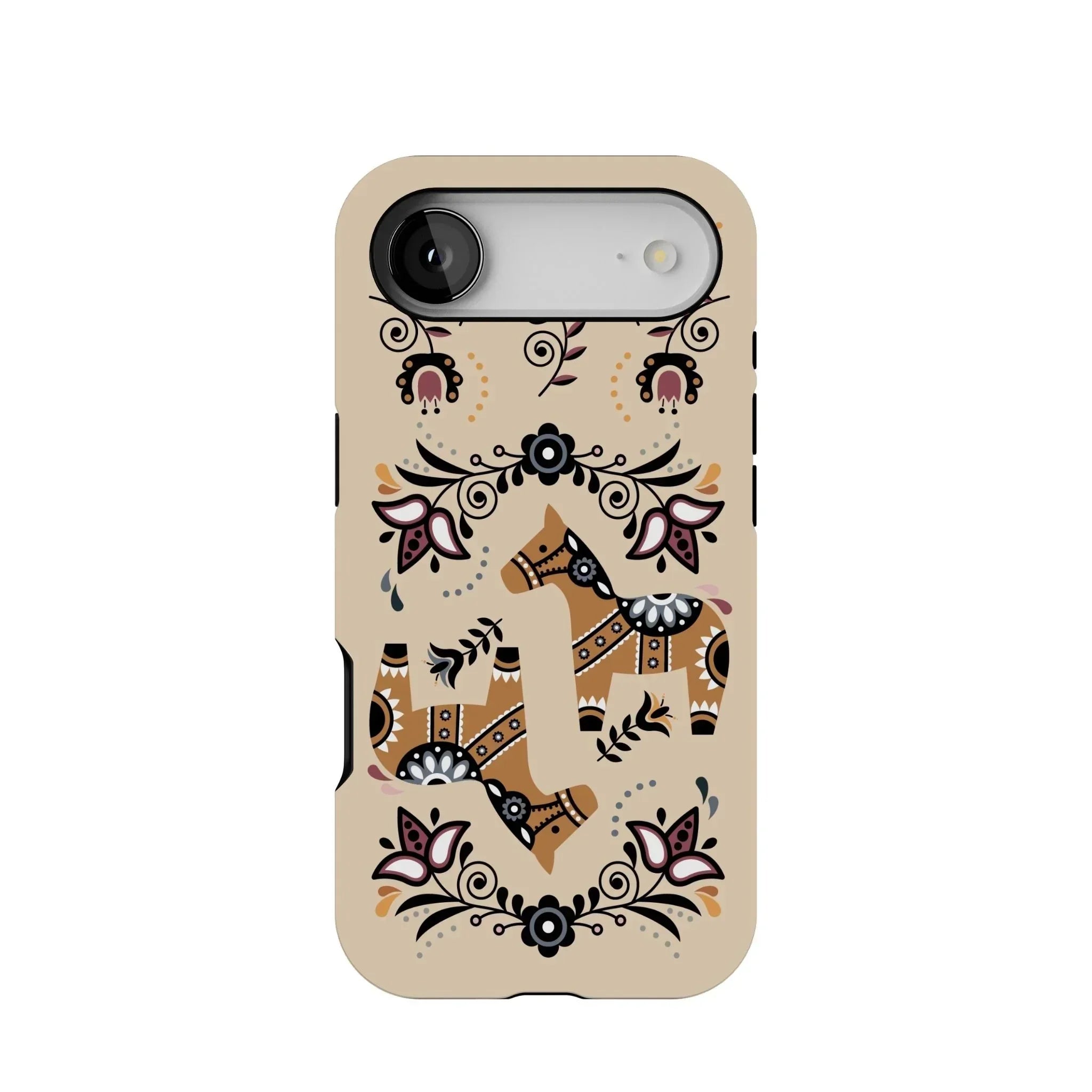 Swedish Dala Horse Tough MagSafe iPhone Case - The Global Wanderer
