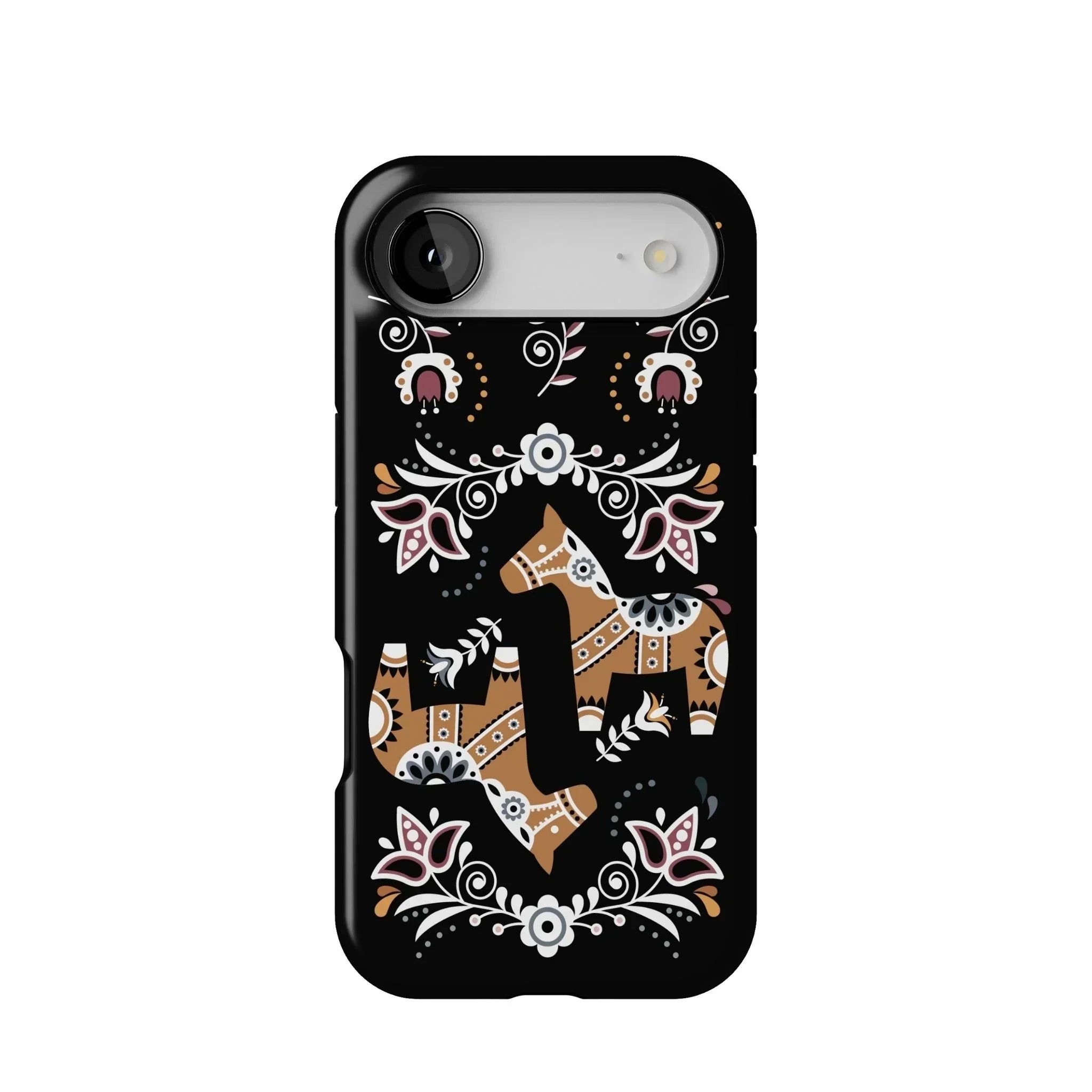 Swedish Dala Horse Tough MagSafe iPhone Case - The Global Wanderer