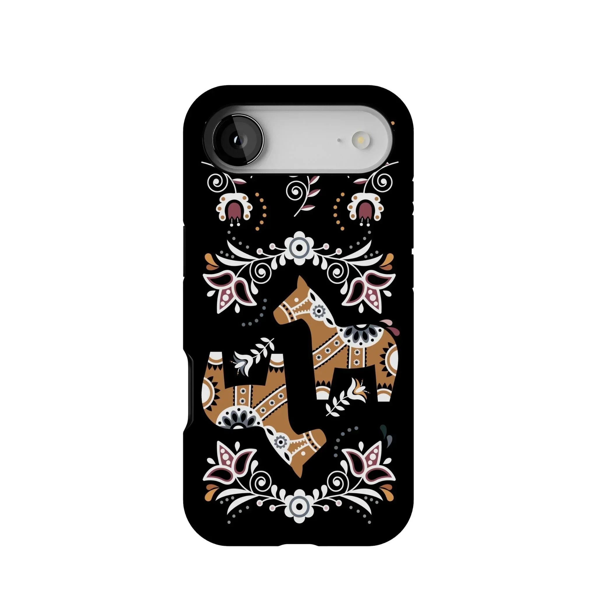 Swedish Dala Horse Tough MagSafe iPhone Case - The Global Wanderer