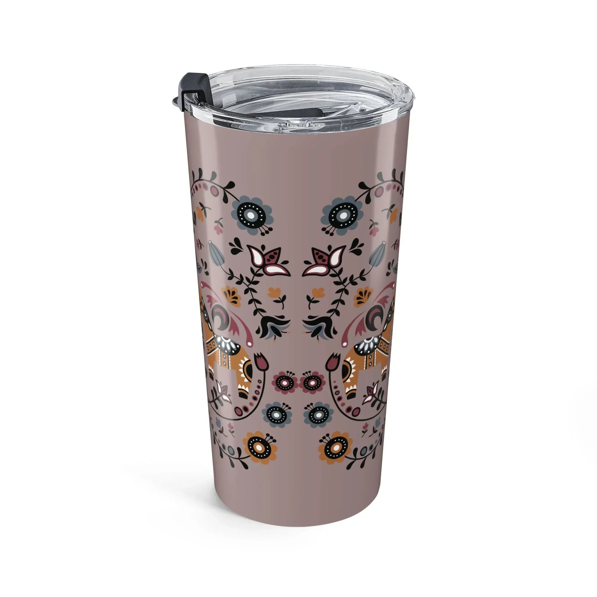 Swedish Dala Horse Tumbler - The Global Wanderer