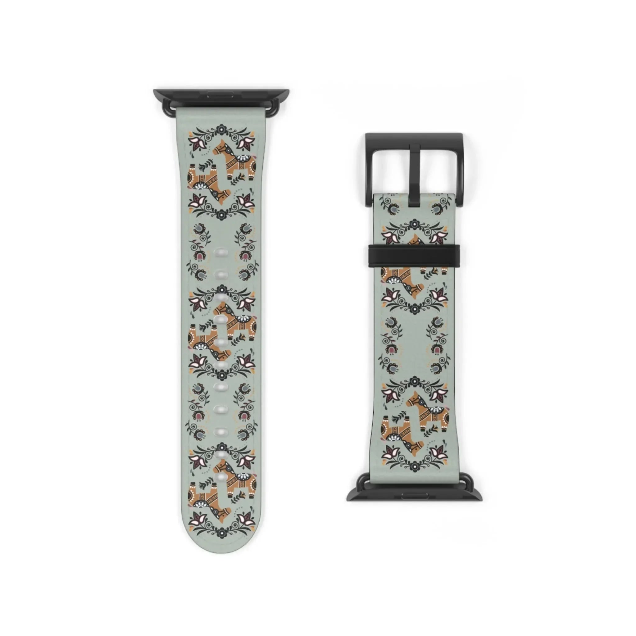Swedish Dala Horse Watch Band - The Global Wanderer