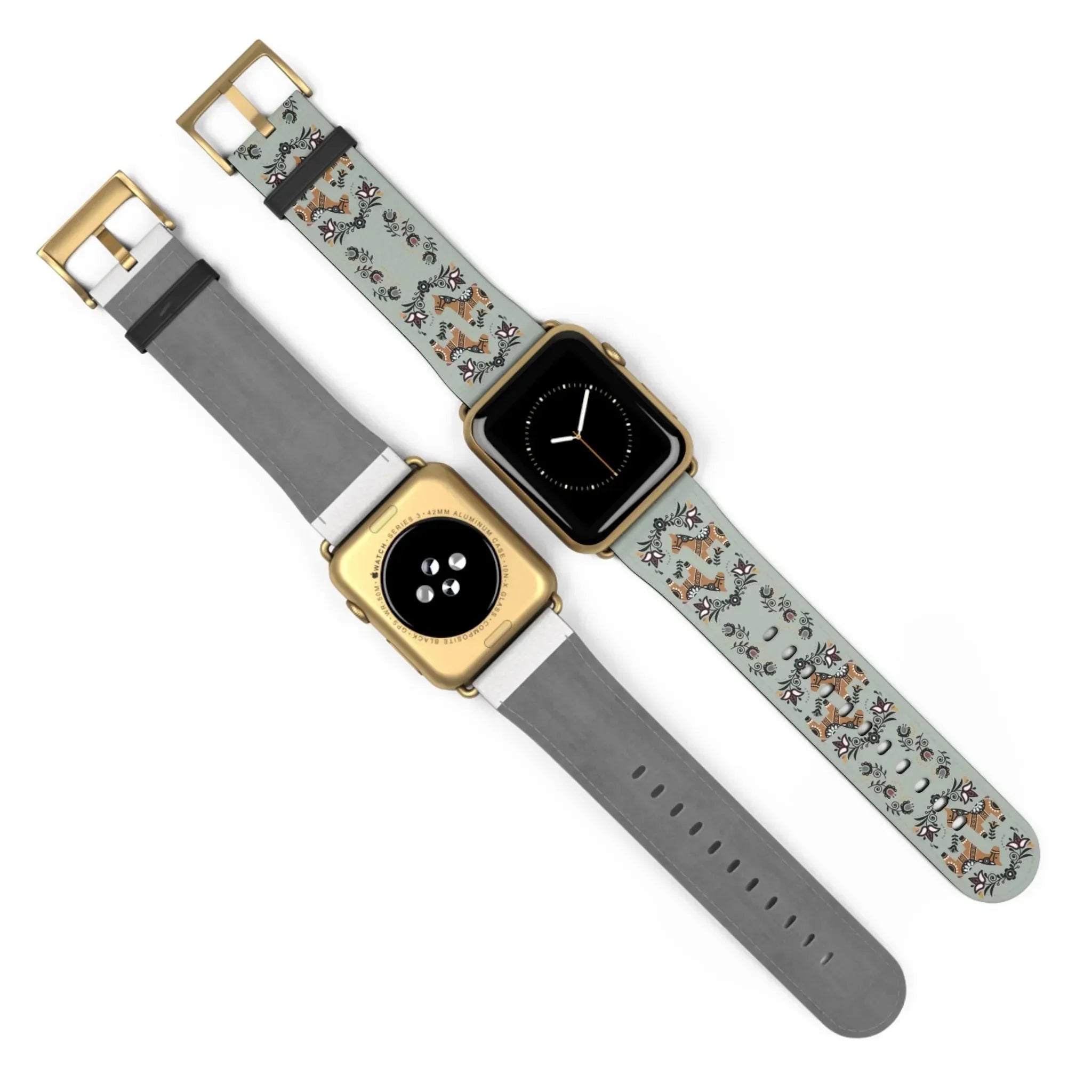 Swedish Dala Horse Watch Band - The Global Wanderer