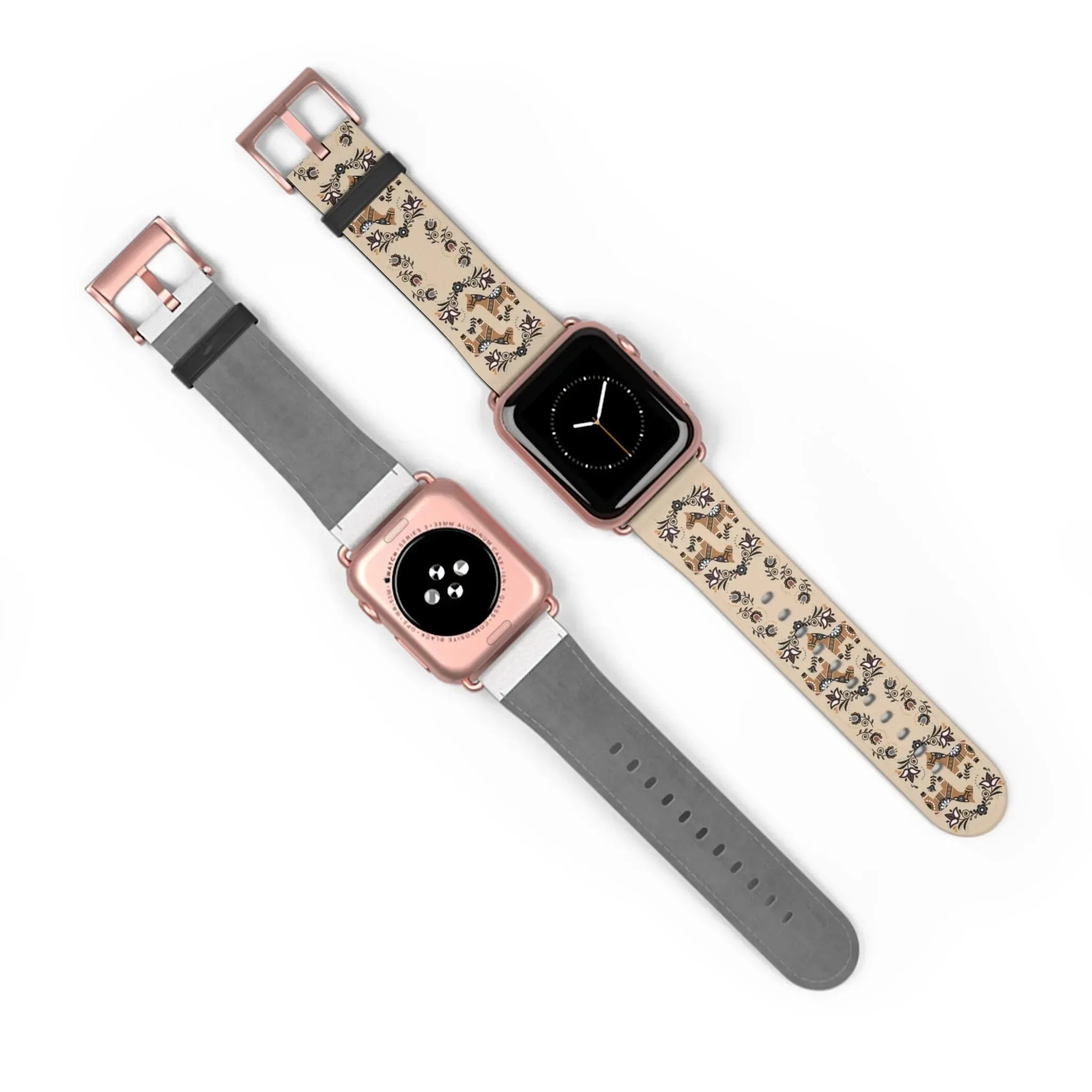 Swedish Dala Horse Watch Band - The Global Wanderer