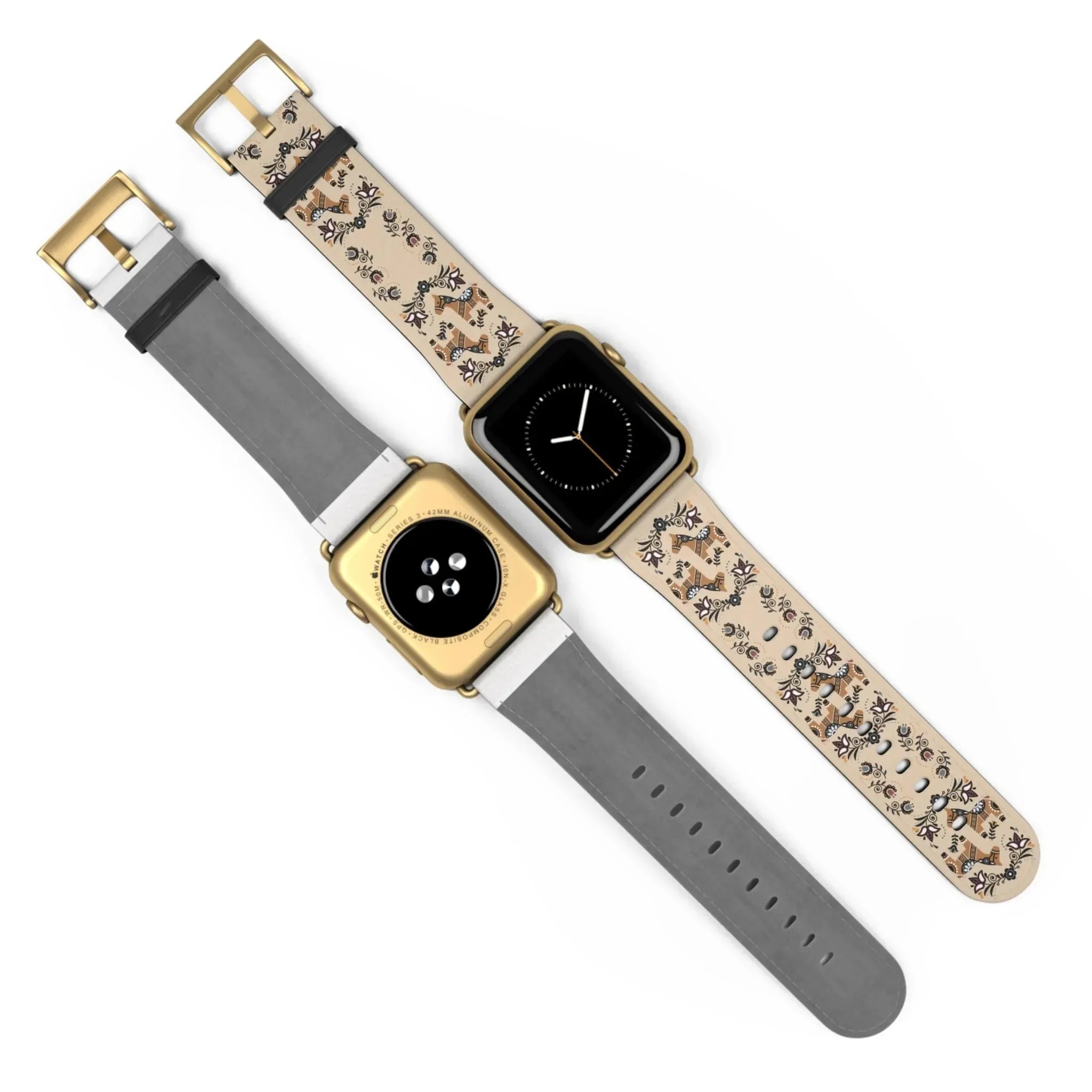 Swedish Dala Horse Watch Band - The Global Wanderer