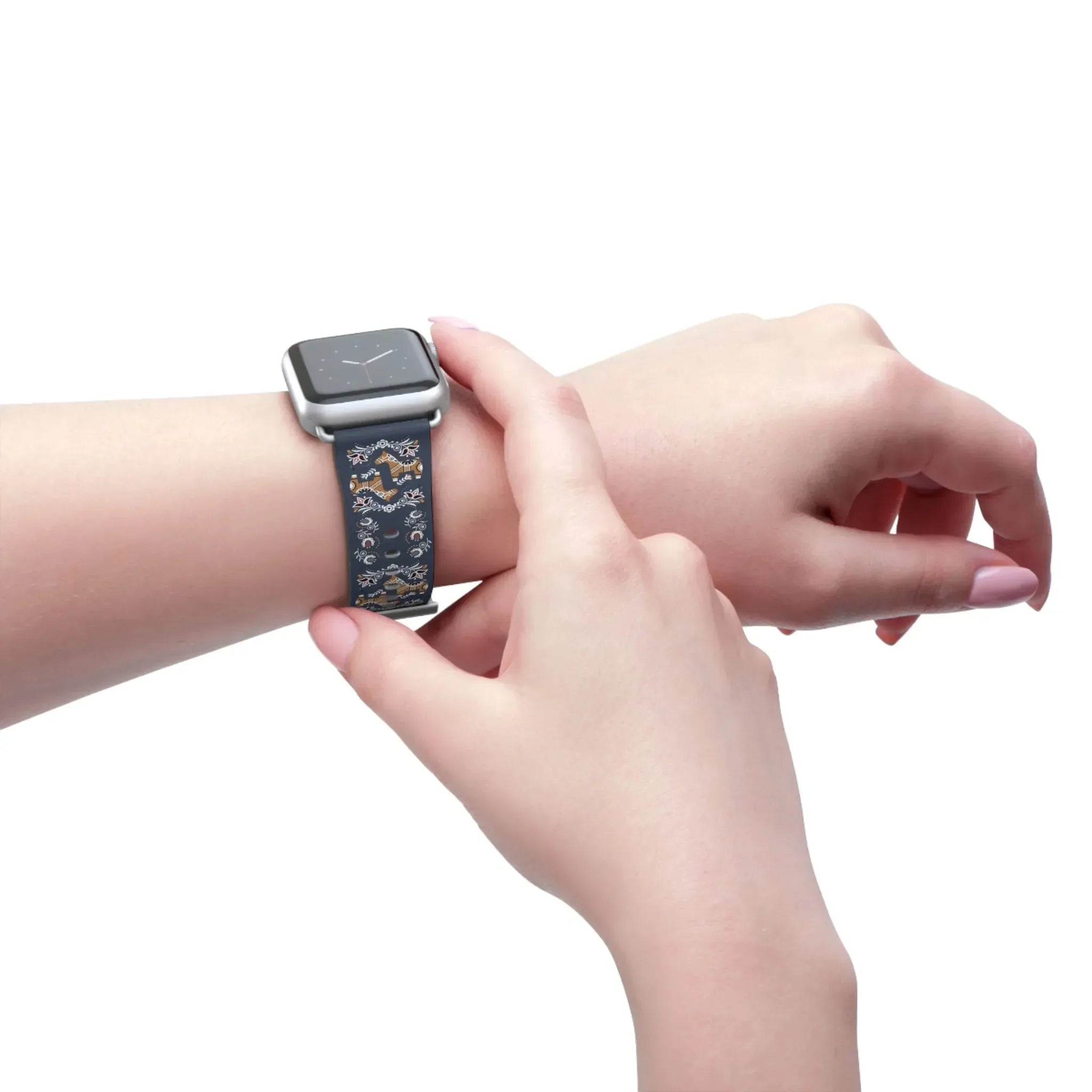 Swedish Dala Horse Watch Band - The Global Wanderer