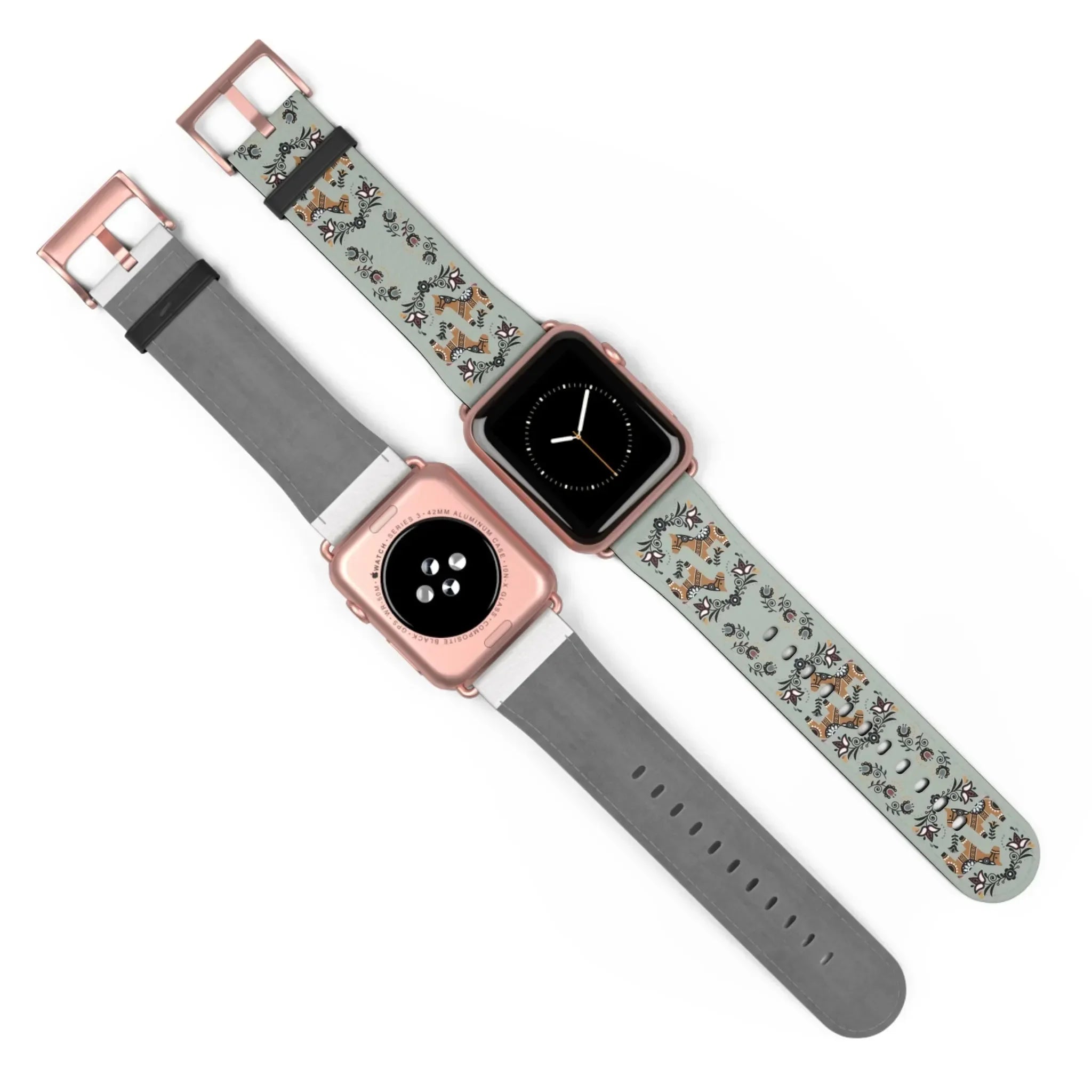 Swedish Dala Horse Watch Band - The Global Wanderer