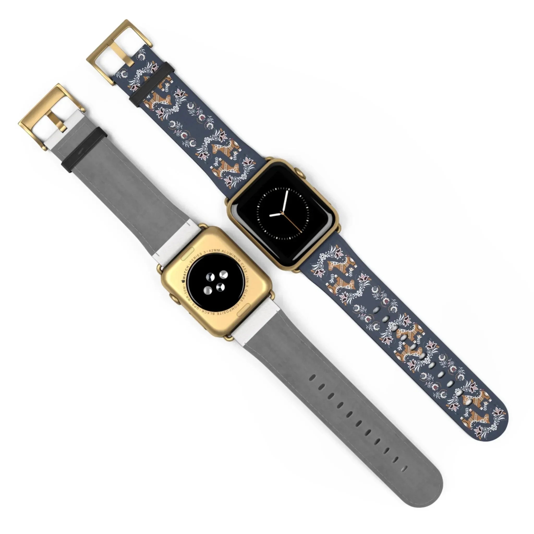 Swedish Dala Horse Watch Band - The Global Wanderer