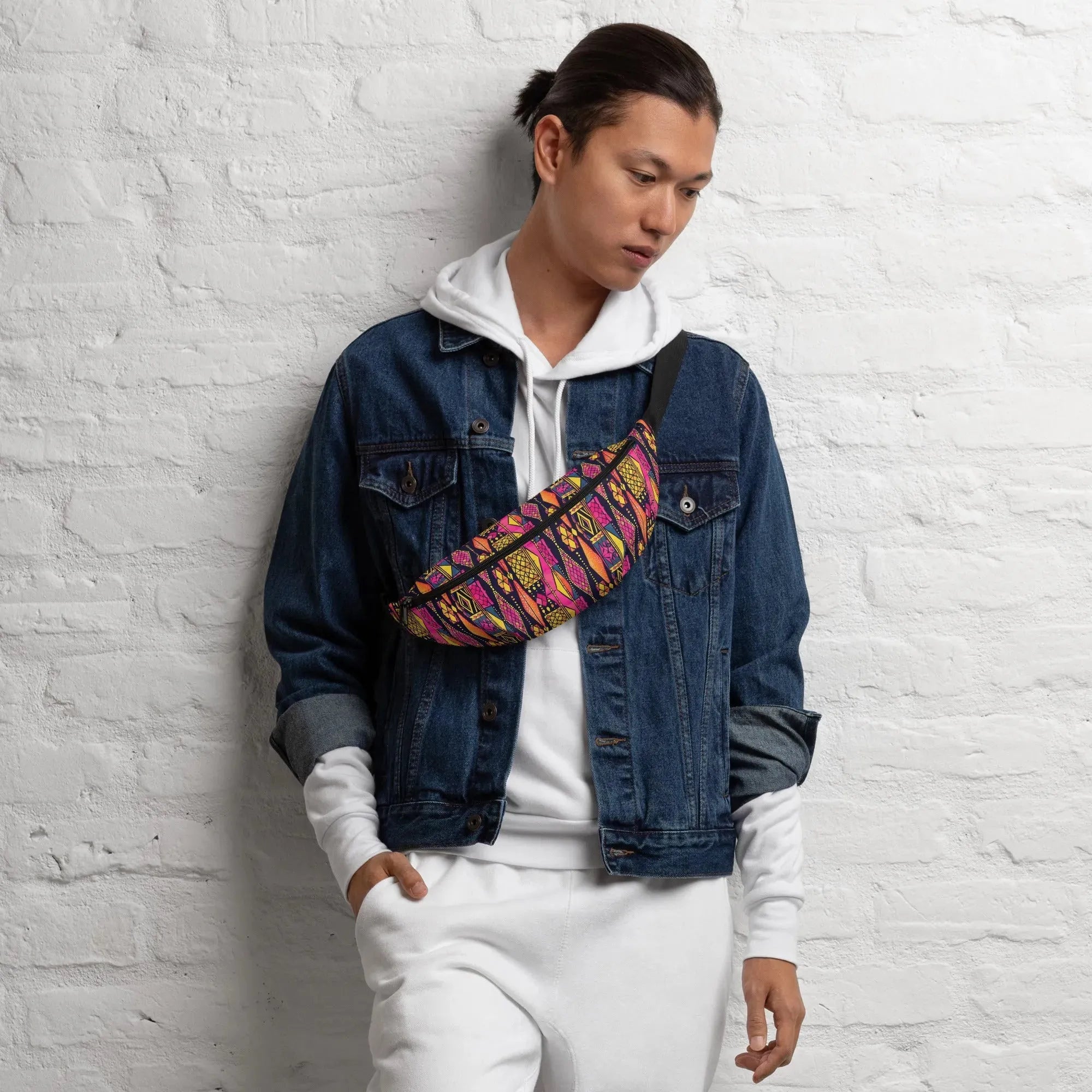 Ghanaian Kente Cloth Fanny Pack - The Global Wanderer