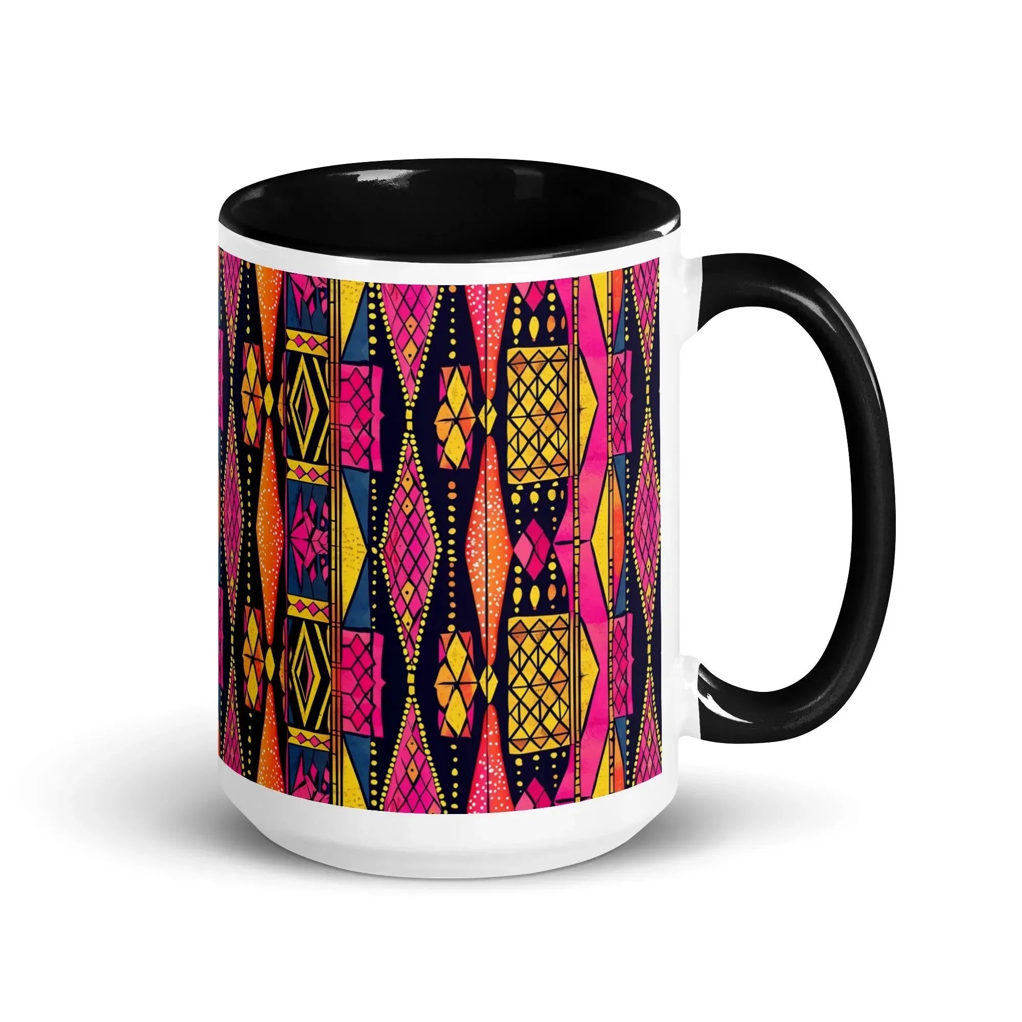 Ghanaian Kente Cloth Mug - The Global Wanderer