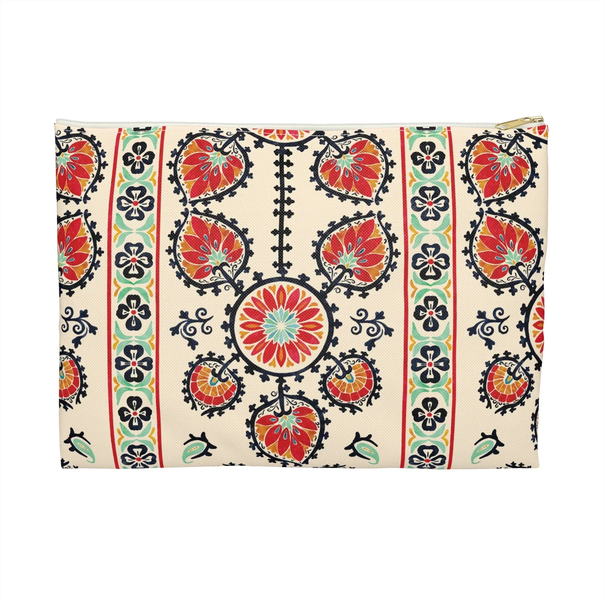 Tashkent Suzani Flat Pouch - The Global Wanderer