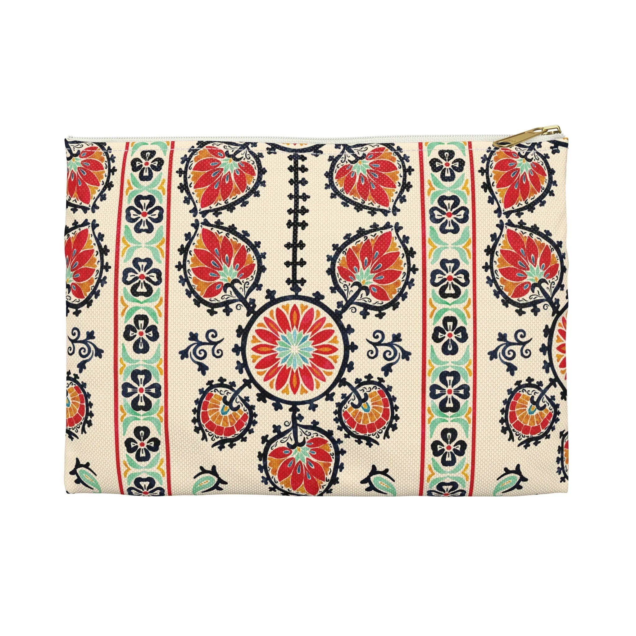 Tashkent Suzani Flat Pouch - The Global Wanderer