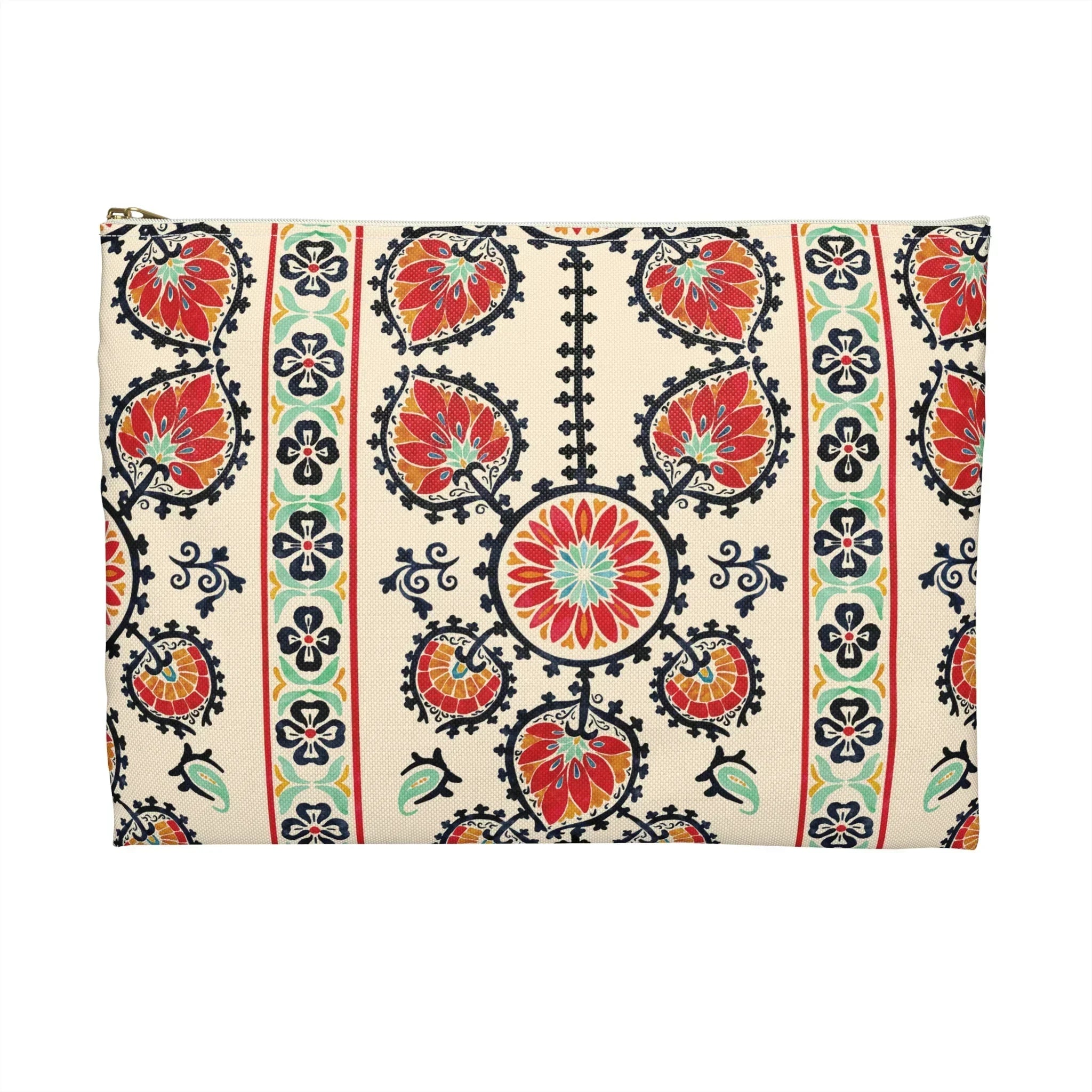 Tashkent Suzani Flat Pouch - The Global Wanderer