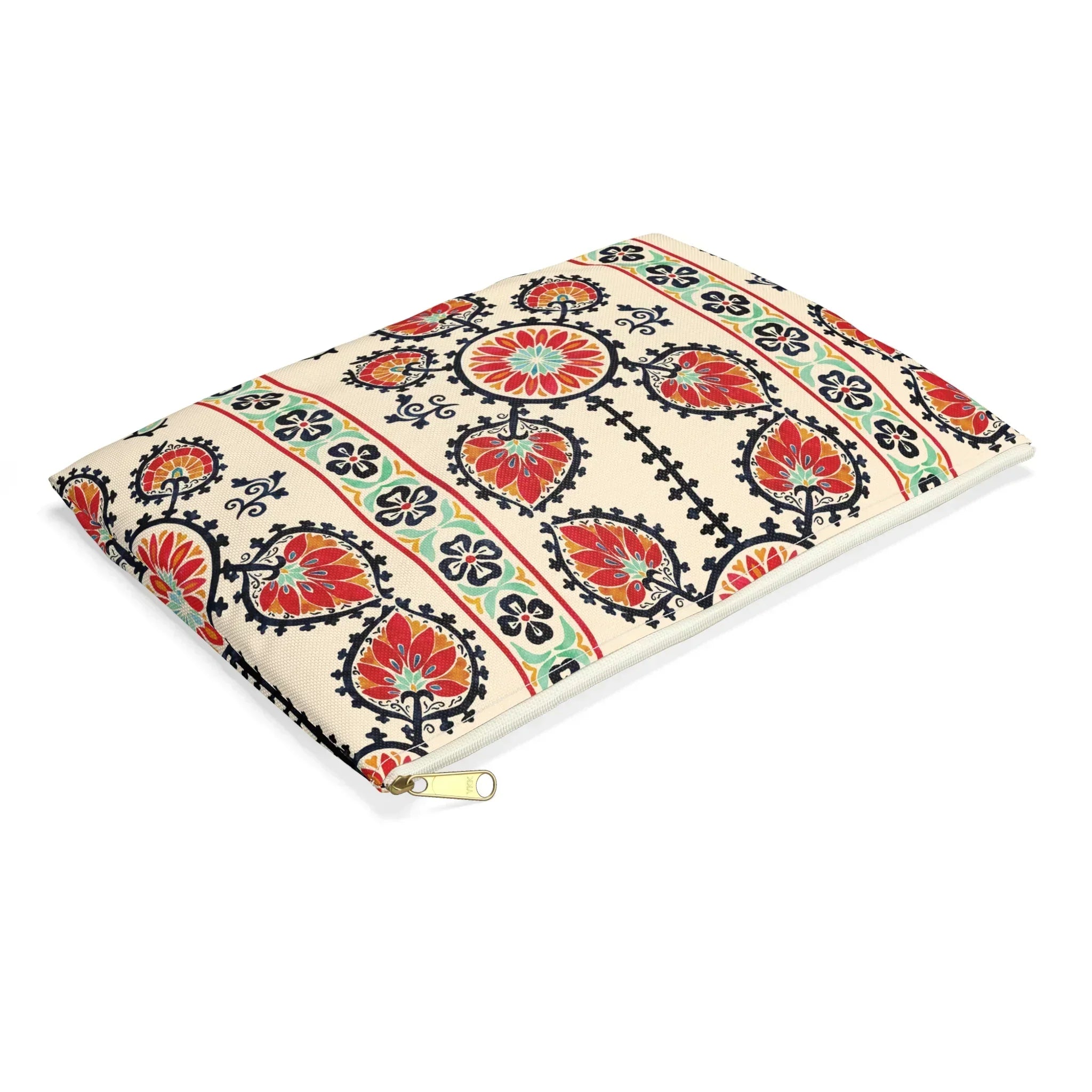 Tashkent Suzani Flat Pouch - The Global Wanderer