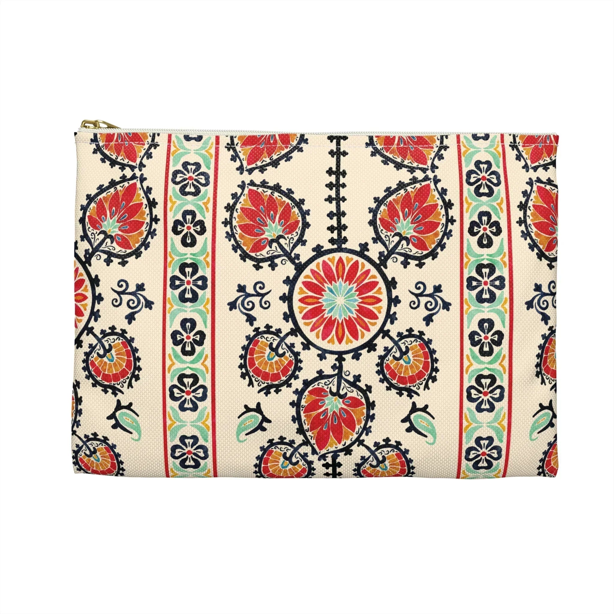 Tashkent Suzani Flat Pouch - The Global Wanderer