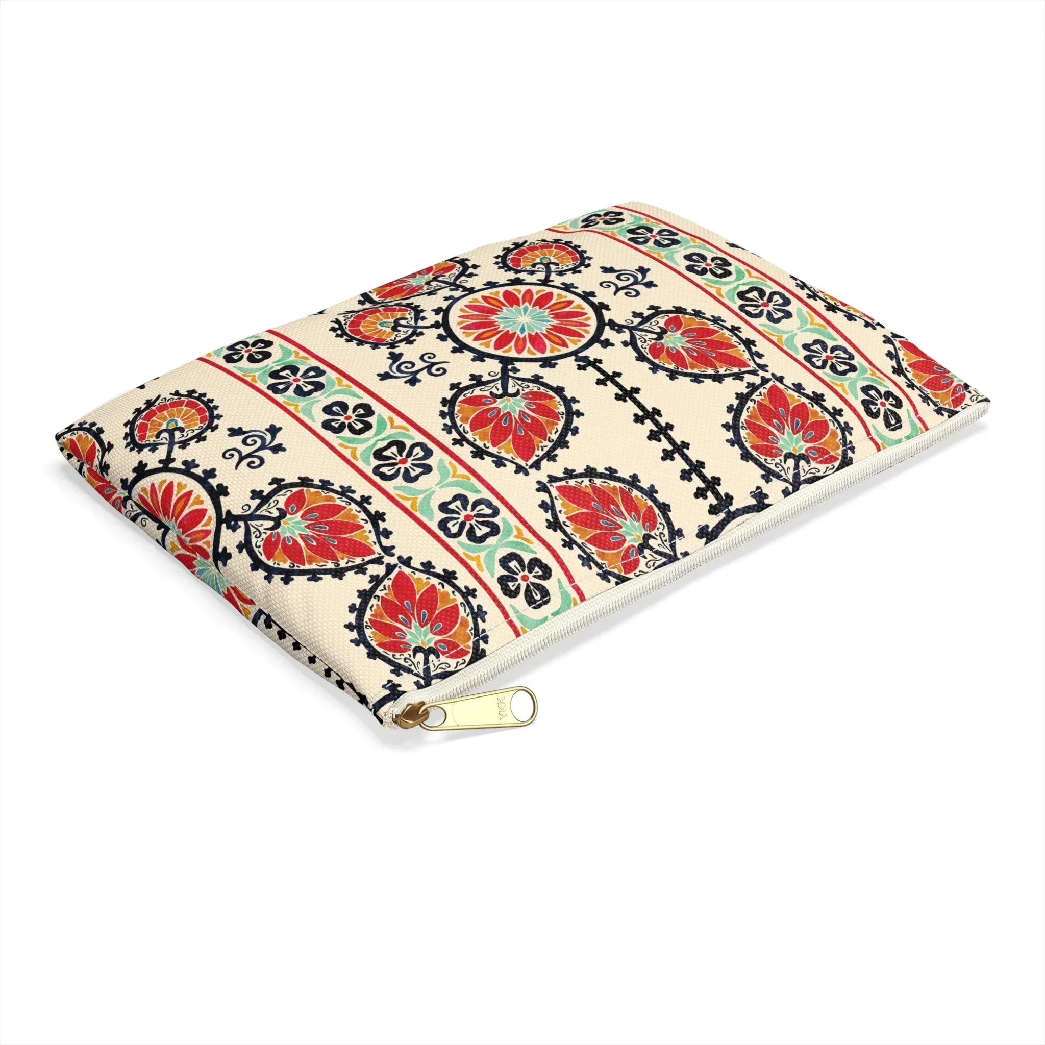Tashkent Suzani Flat Pouch - The Global Wanderer