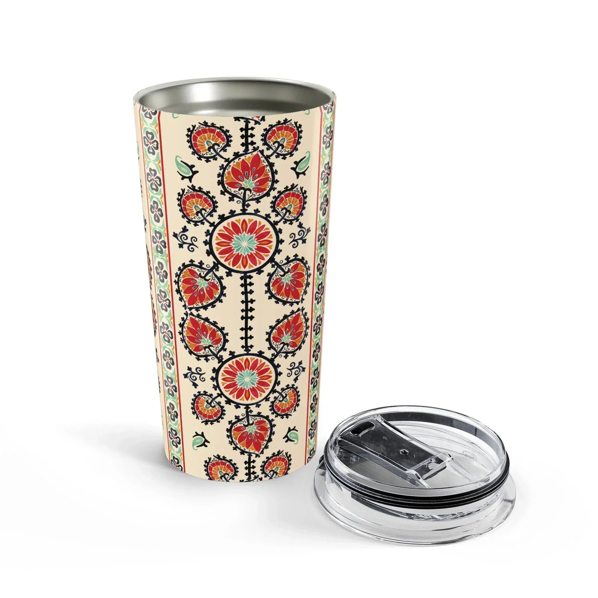 Tashkent Suzani Tumbler - The Global Wanderer