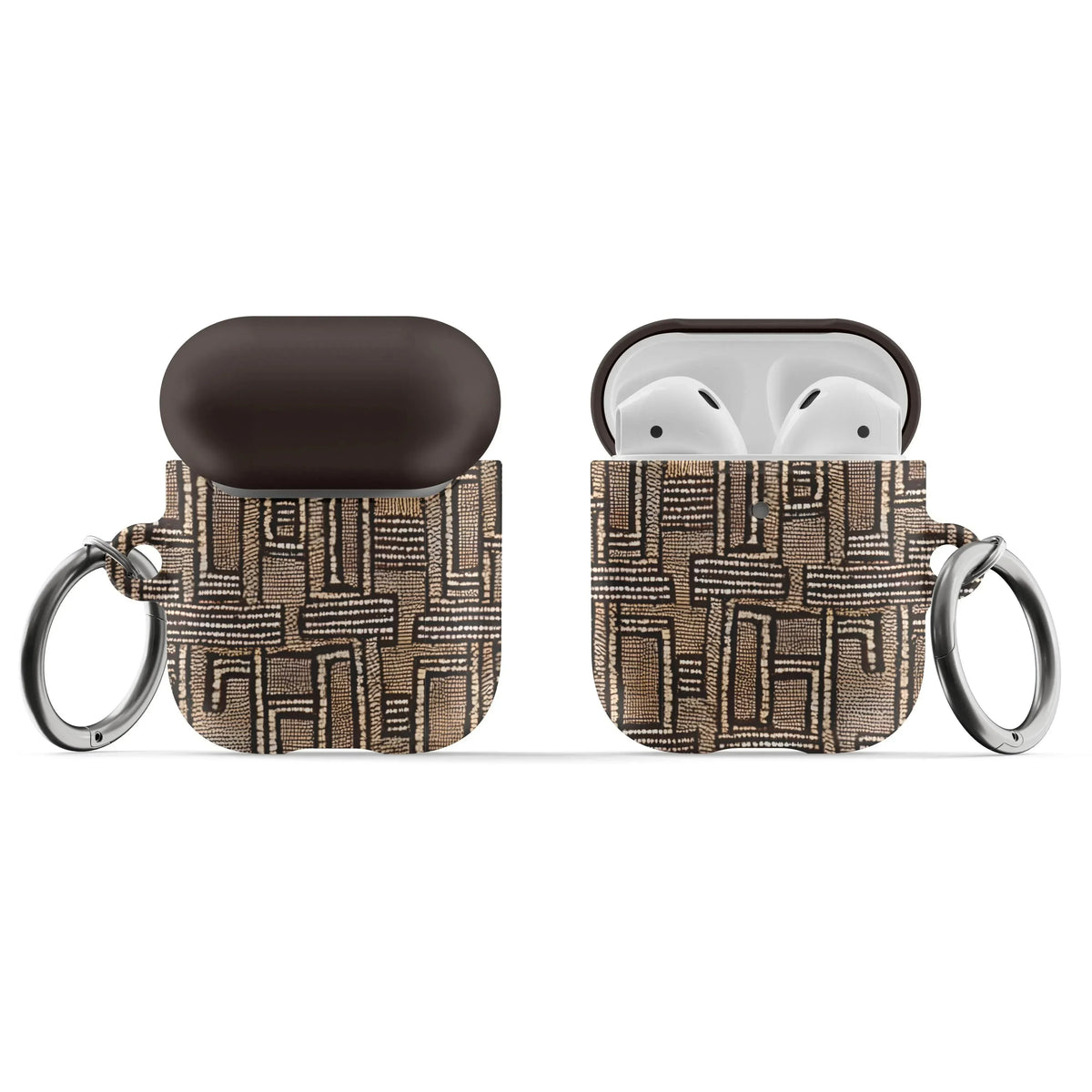 Terra Stripes Mud Cloth AirPods Case - The Global Wanderer