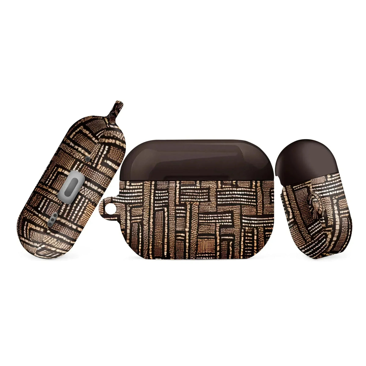 Terra Stripes Mud Cloth AirPods Pro 2 Case - The Global Wanderer