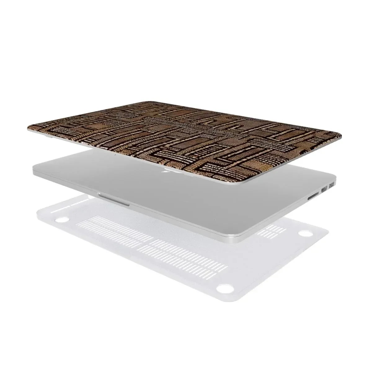 Terra Stripes Mud Cloth MacBook Case - The Global Wanderer
