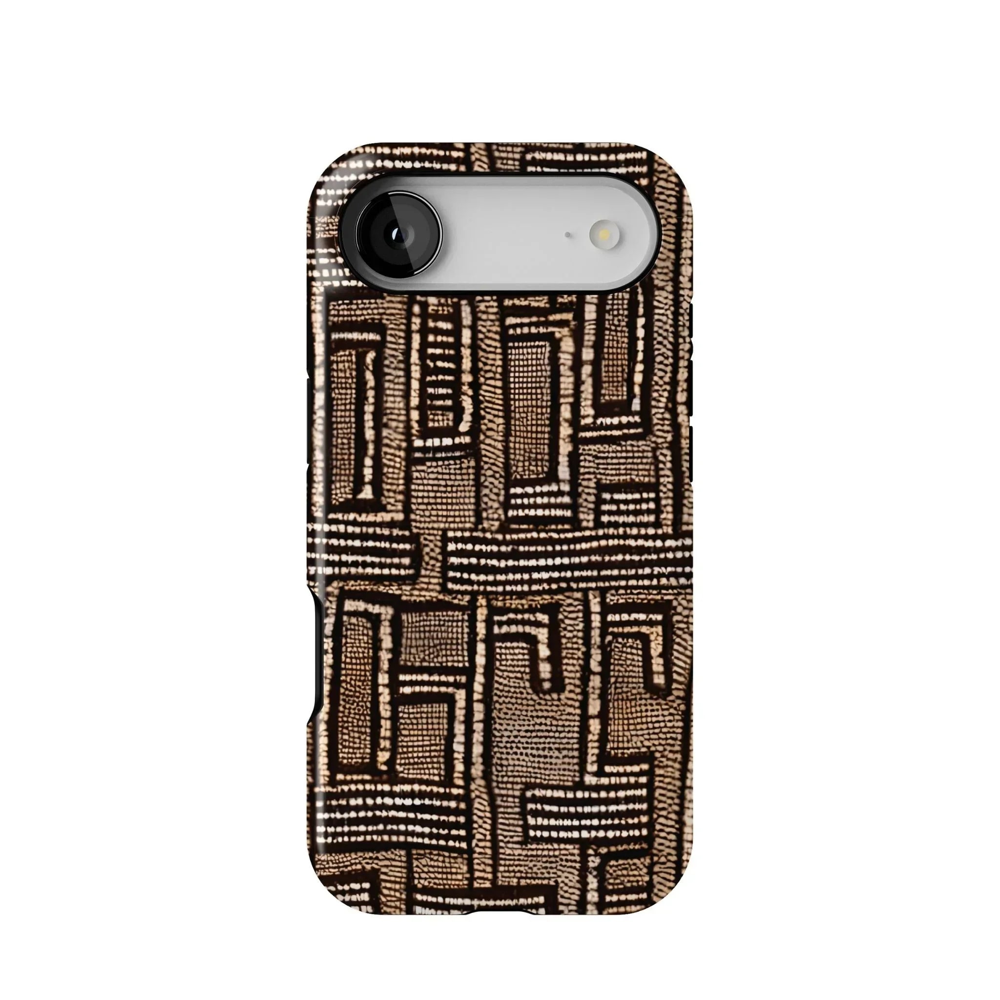 Terra Stripes Mud Cloth Tough MagSafe iPhone Case - The Global Wanderer