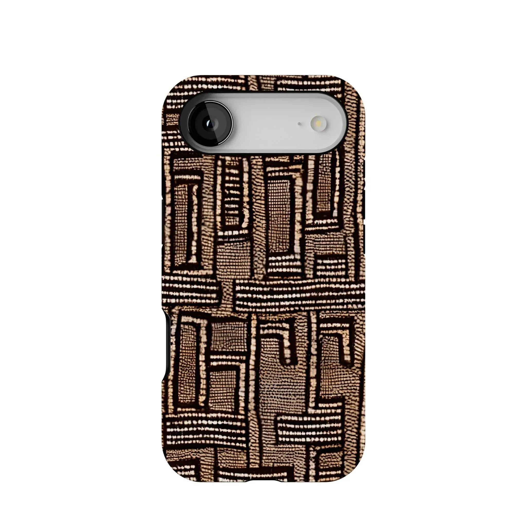Terra Stripes Mud Cloth Tough MagSafe iPhone Case - The Global Wanderer