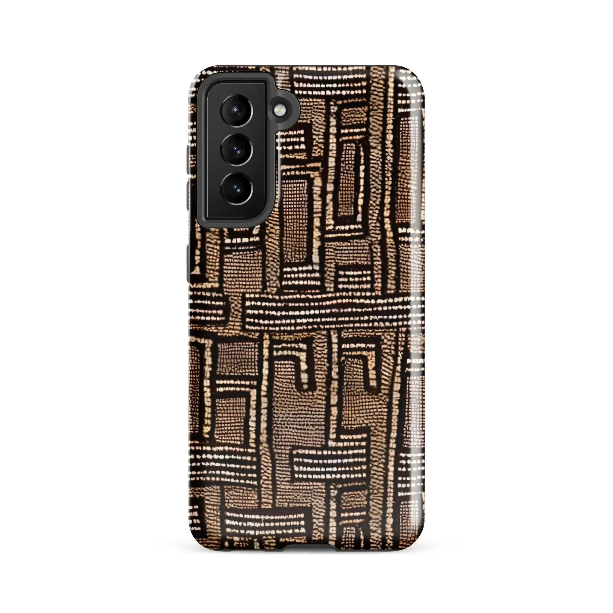 Terra Stripes Mud Cloth Samsung Case - The Global Wanderer