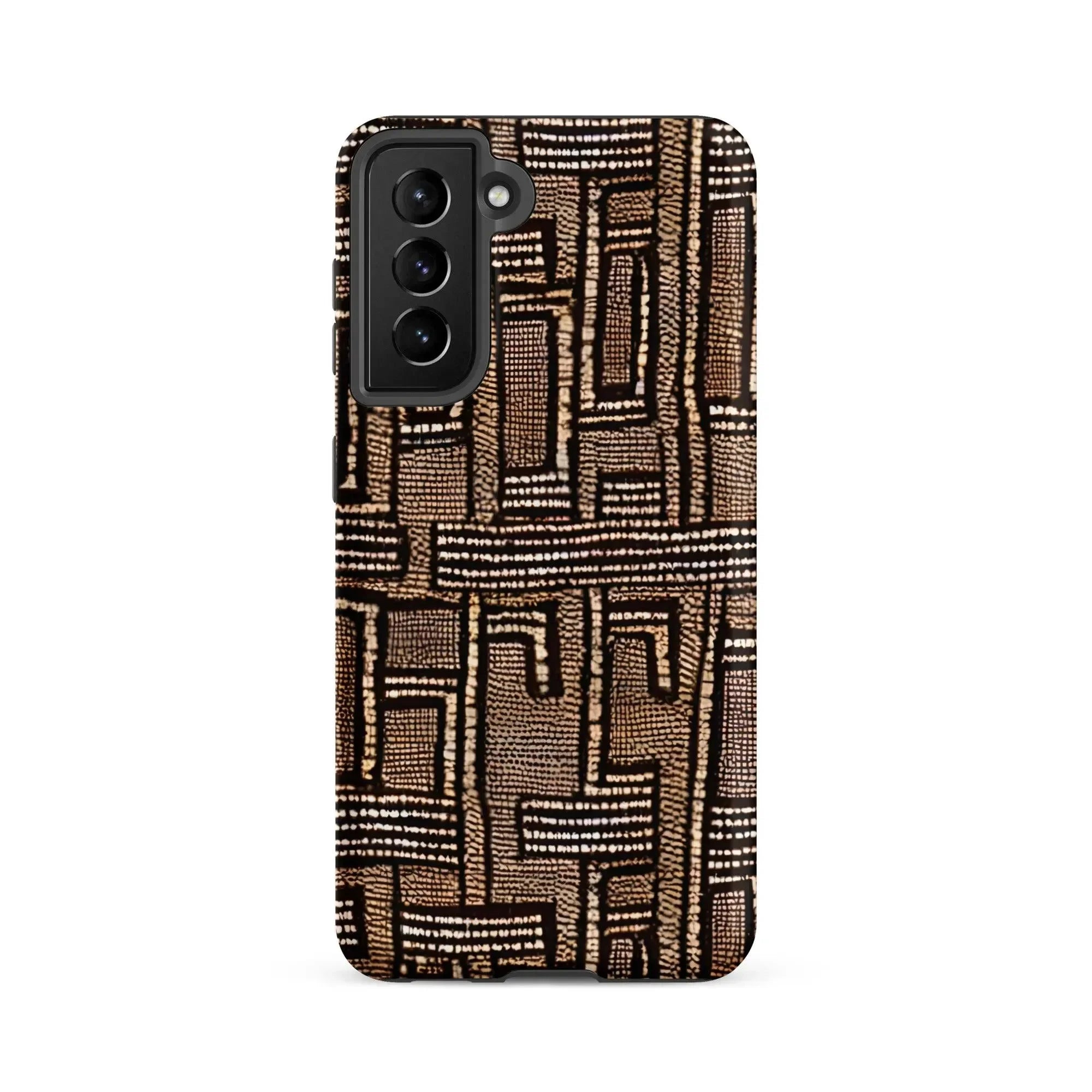 Terra Stripes Mud Cloth Samsung Case - The Global Wanderer