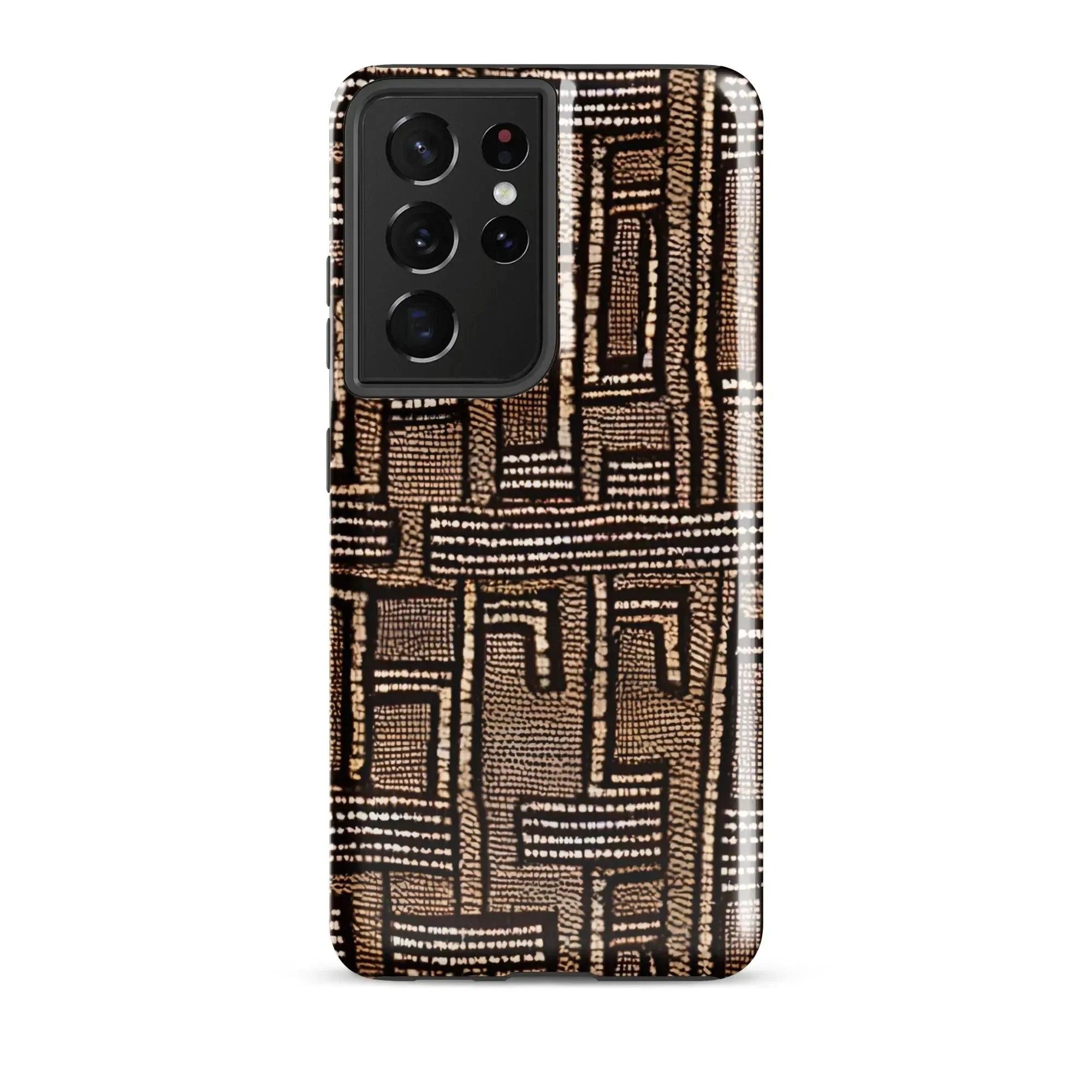 Terra Stripes Mud Cloth Samsung Case - The Global Wanderer