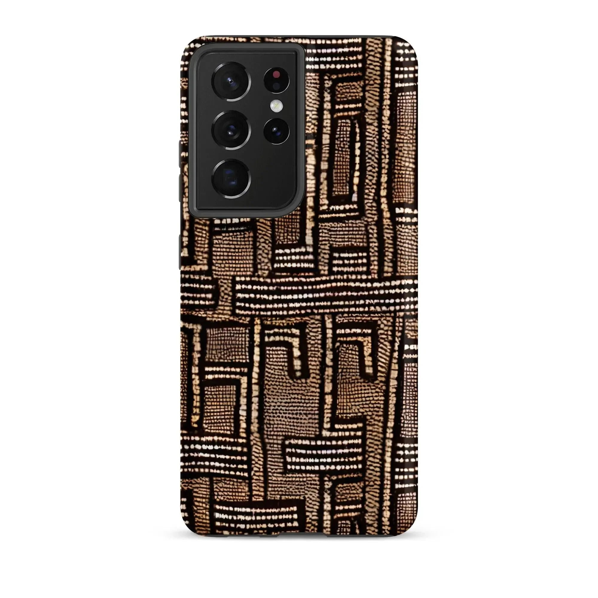 Terra Stripes Mud Cloth Samsung Case - The Global Wanderer