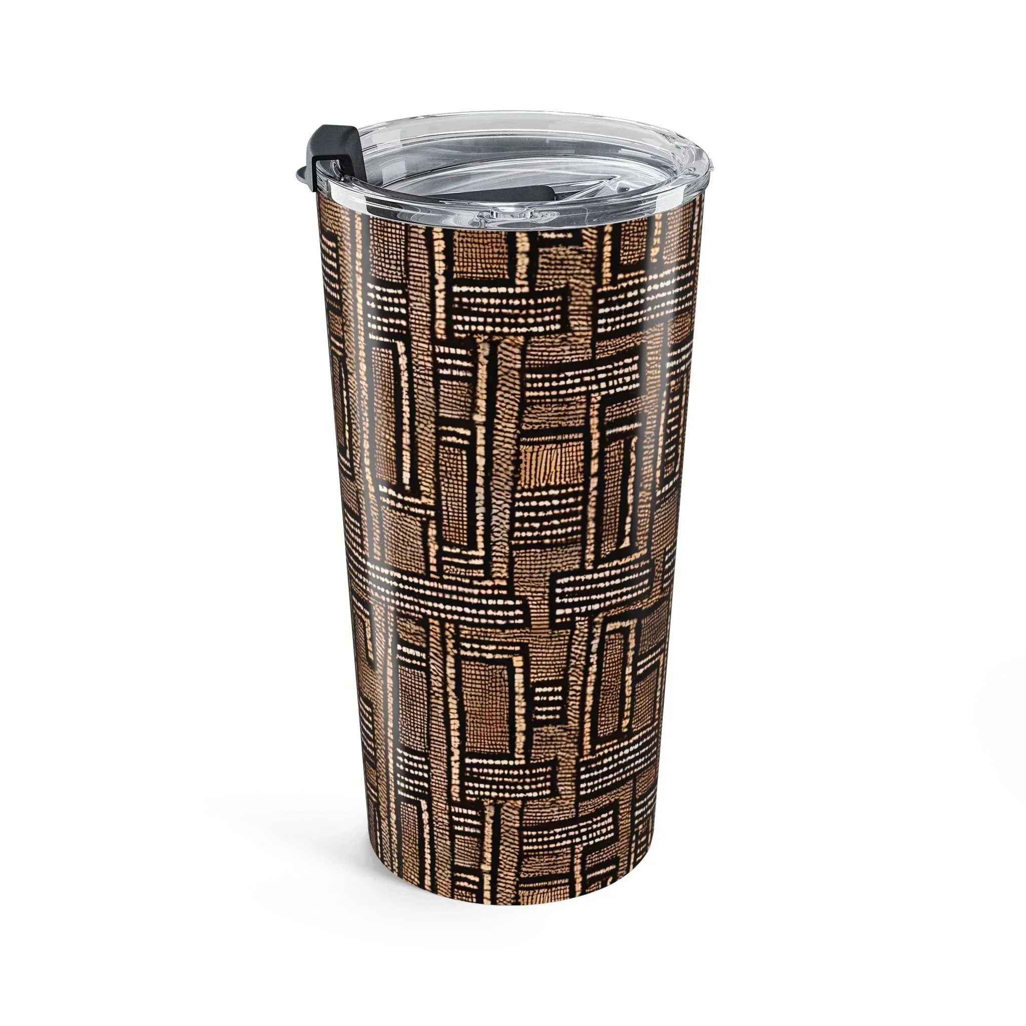 Terra Stripes Mud Cloth Tumbler - The Global Wanderer