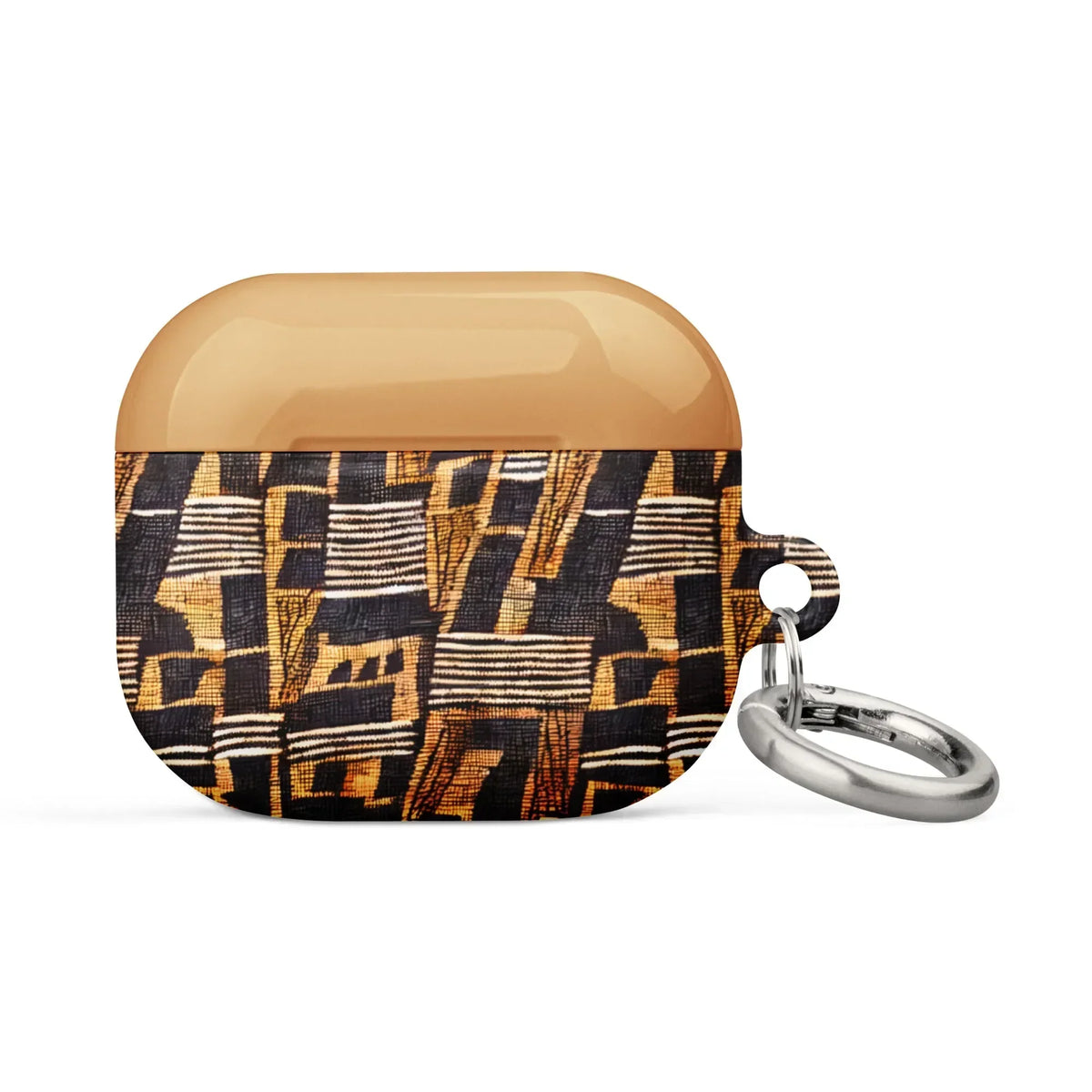 Timbuktu Gold Mud Cloth AirPods 3 Case - The Global Wanderer
